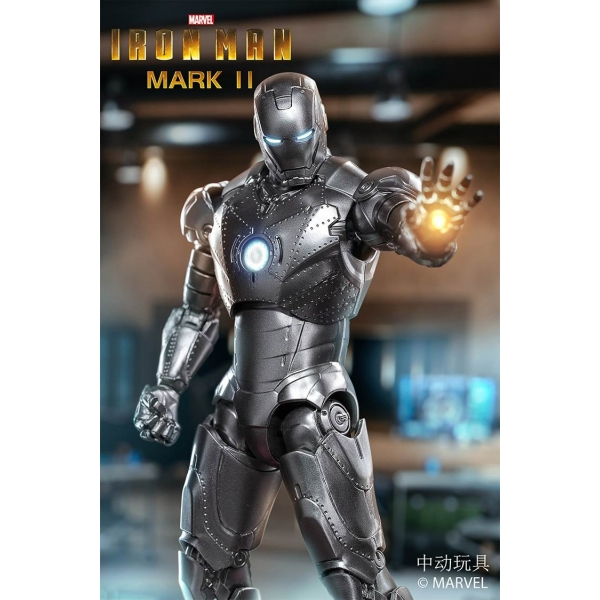 Iron Man MarK II with LED Lights Effect 1/10 Scale Action Figure