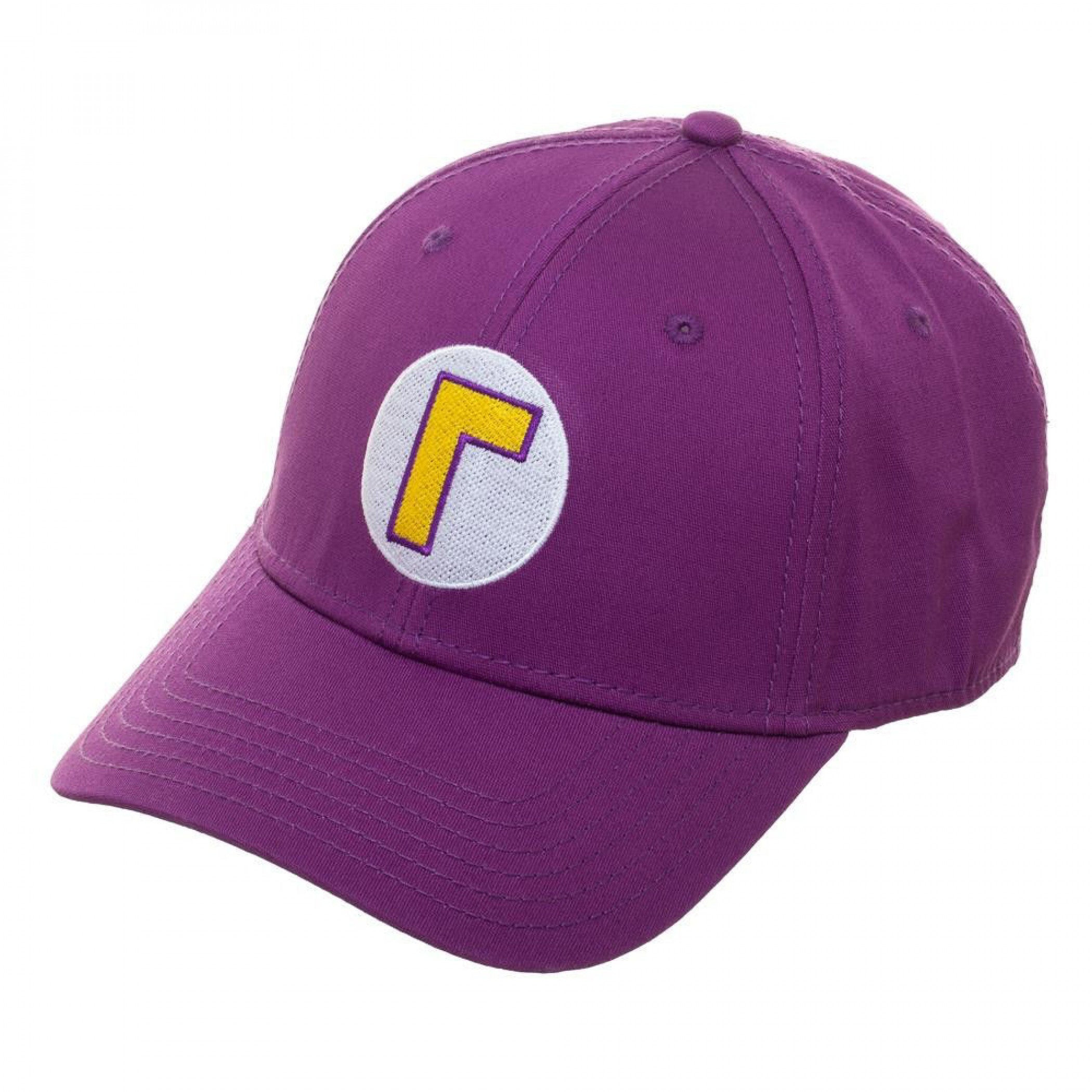 Super Mario Bros. Embroidered Waluigi Flex Fit Hat