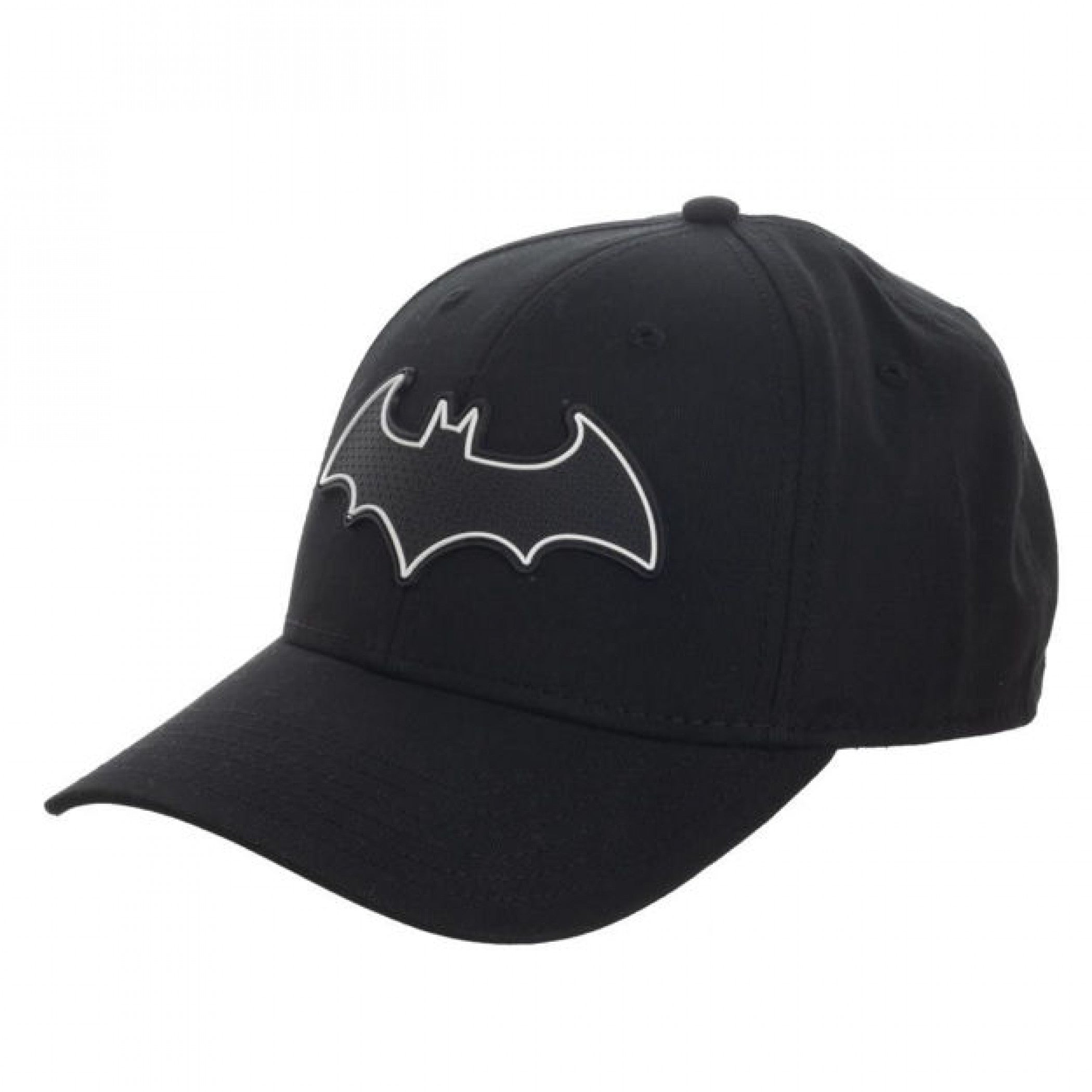 Batman Bat Symbol DC Comics Rubber Weld Flex Fit Hat