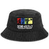 Cowboy Bebop Characters Embroidered Pigment Dye Bucket Hat