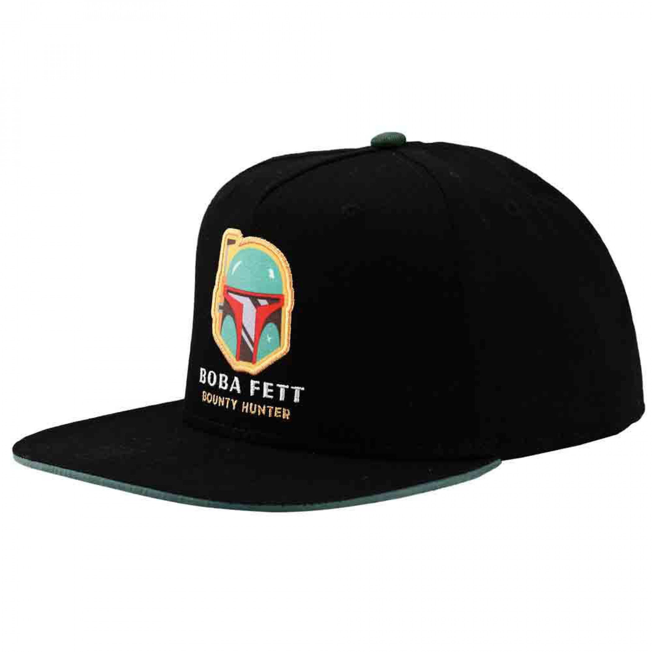 Star Wars Boba Fett Bounty Hunter Embroidered Youth Flat Bill Snapback