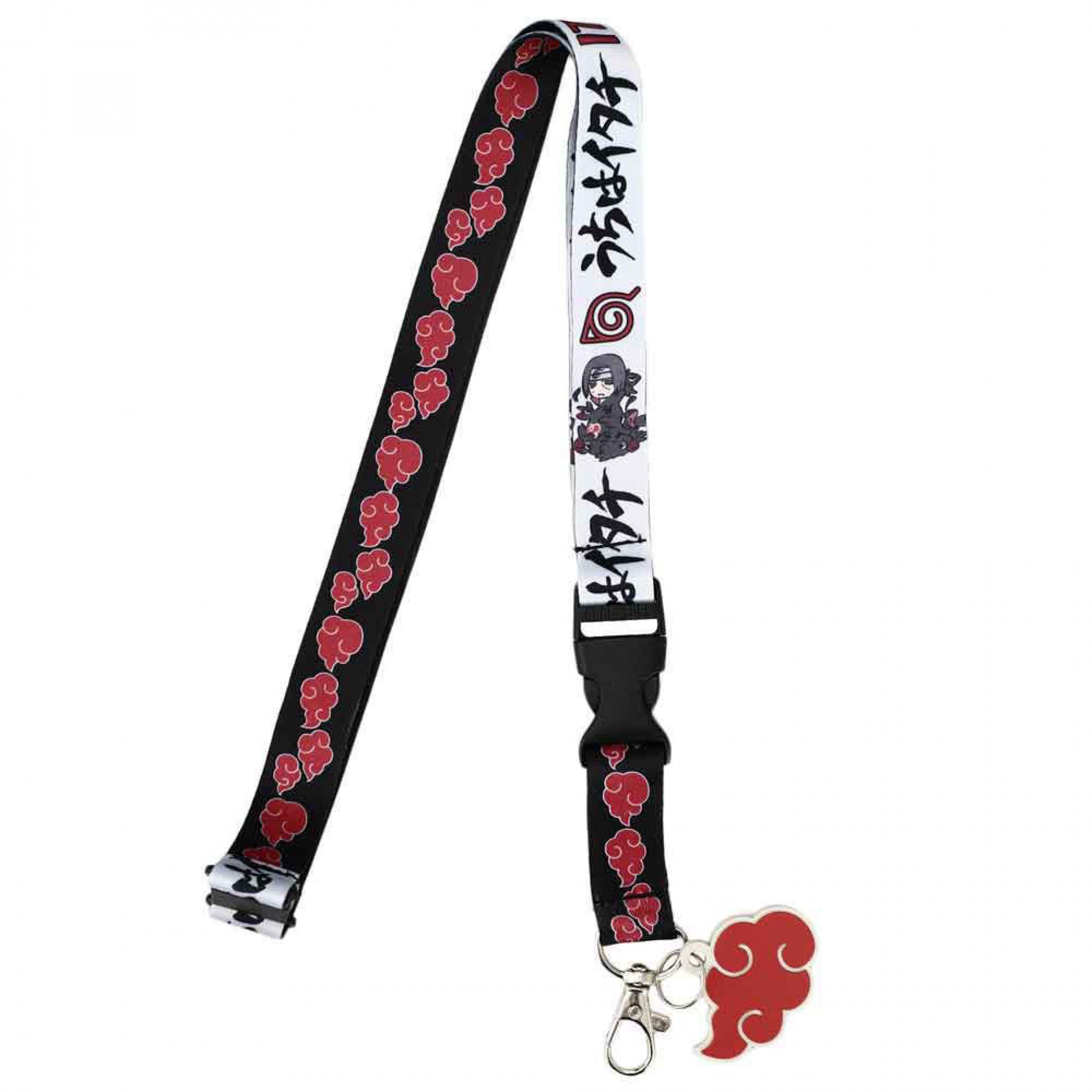 Naruto Shippuden Uchiha Itachi Rubber Charm Lanyard