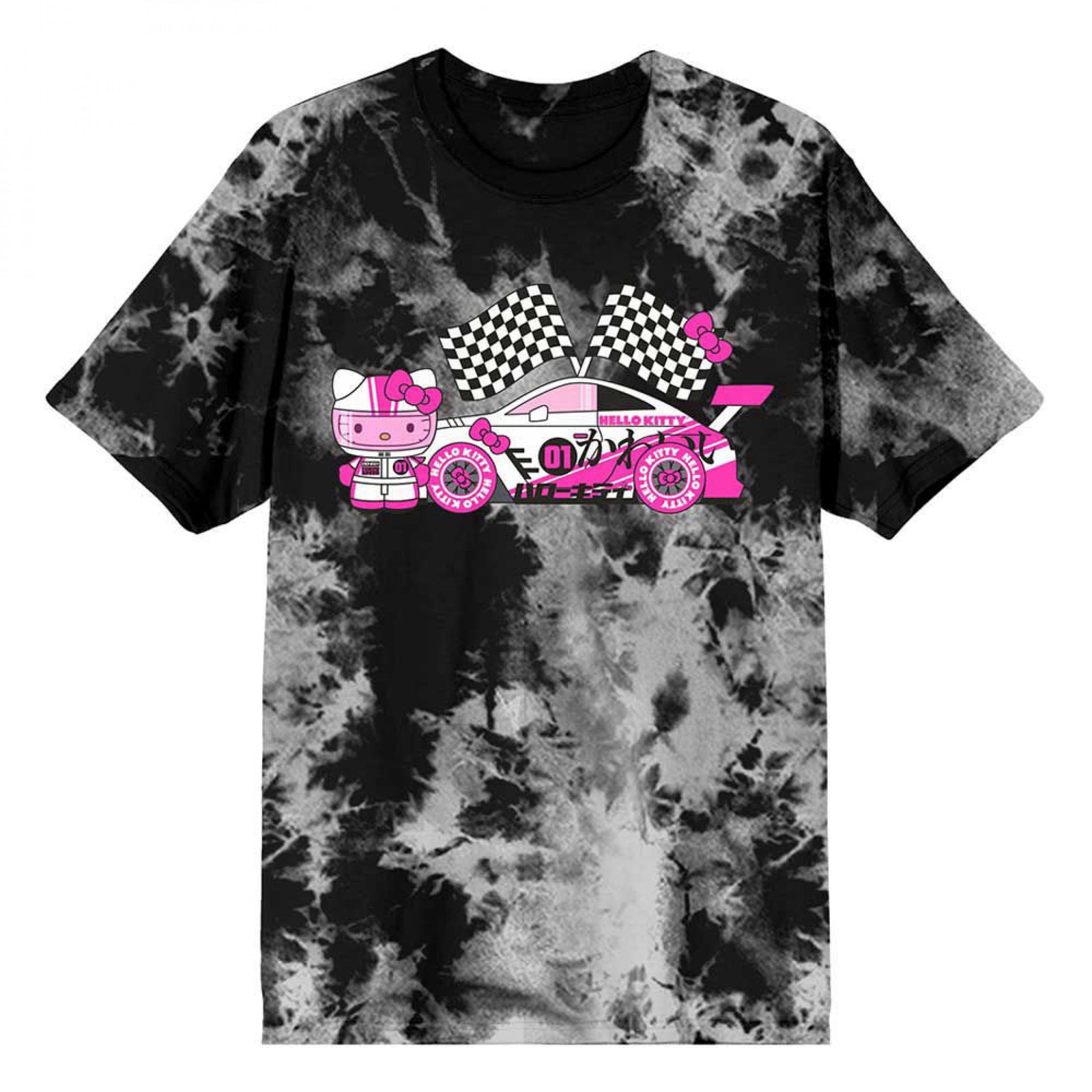 Hello Kitty Race Day Tie-Dye T-Shirt