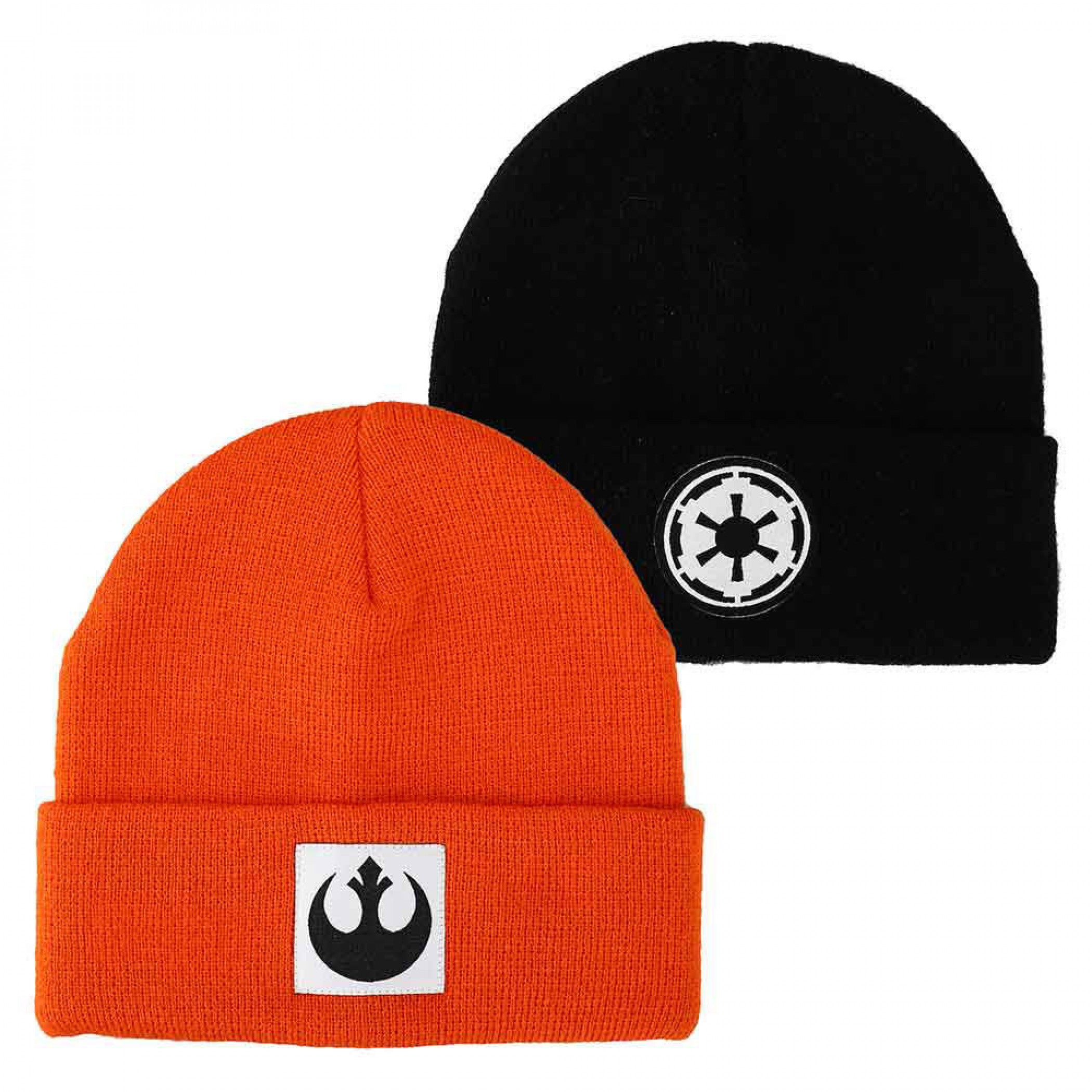 Star Wars Rebel Alliance And Galactic Empire Set of 2 Cuff Beanies