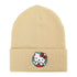 Hello Kitty Smiles Embroidered Tall Cuff Beanie
