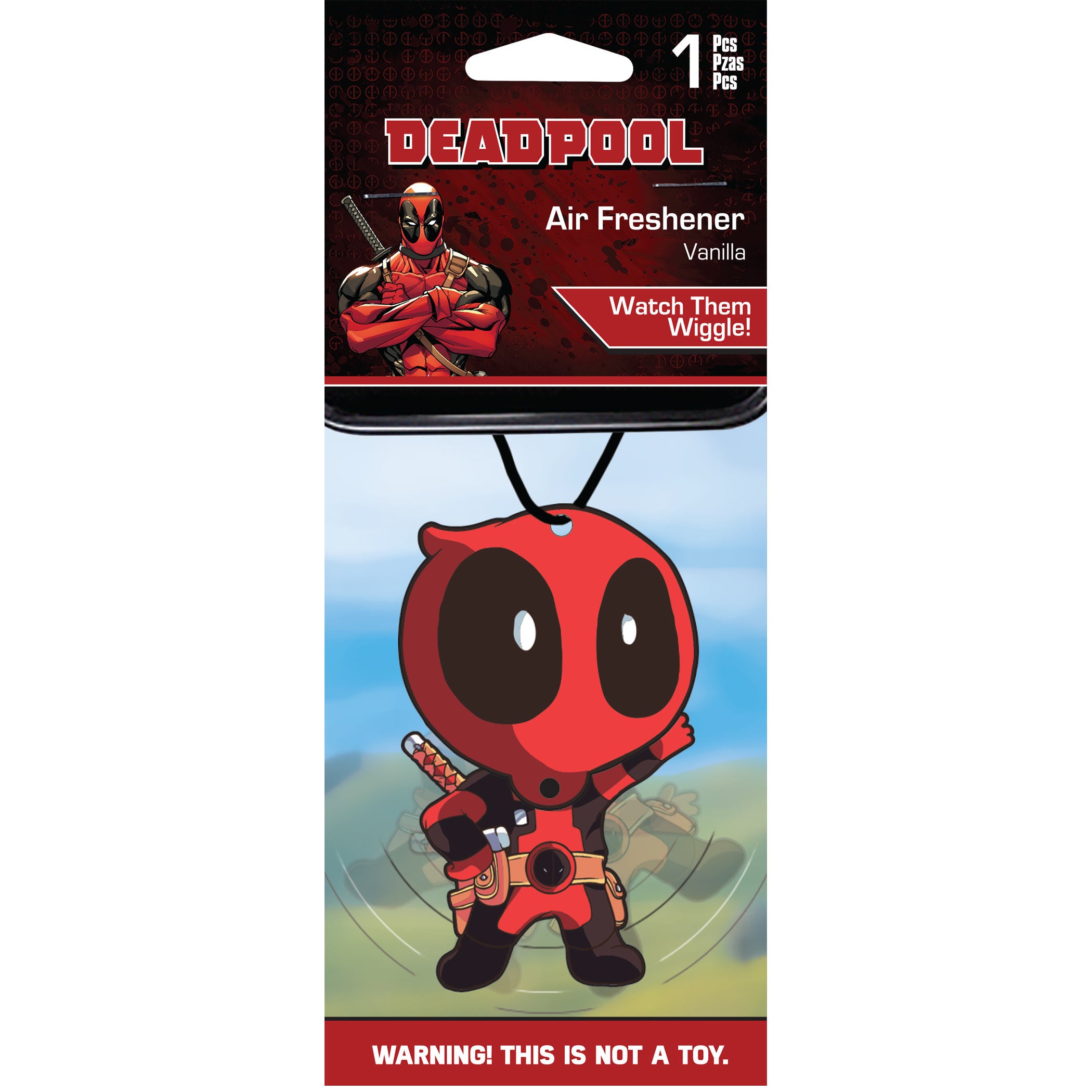 Deadpool Vanilla Scented Air Freshener