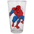 Spider-Man by John Romita Sr. Clear Pint Glass