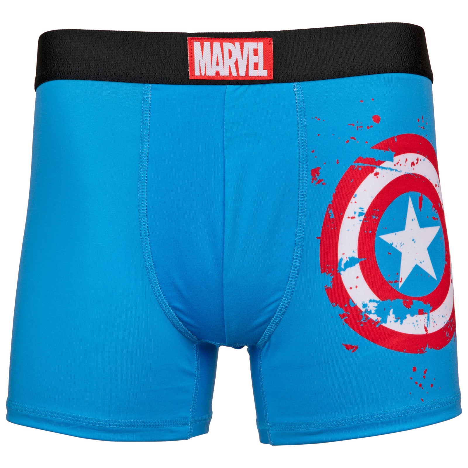 Captain America Distressed Shield Underwear Boxers Briefs