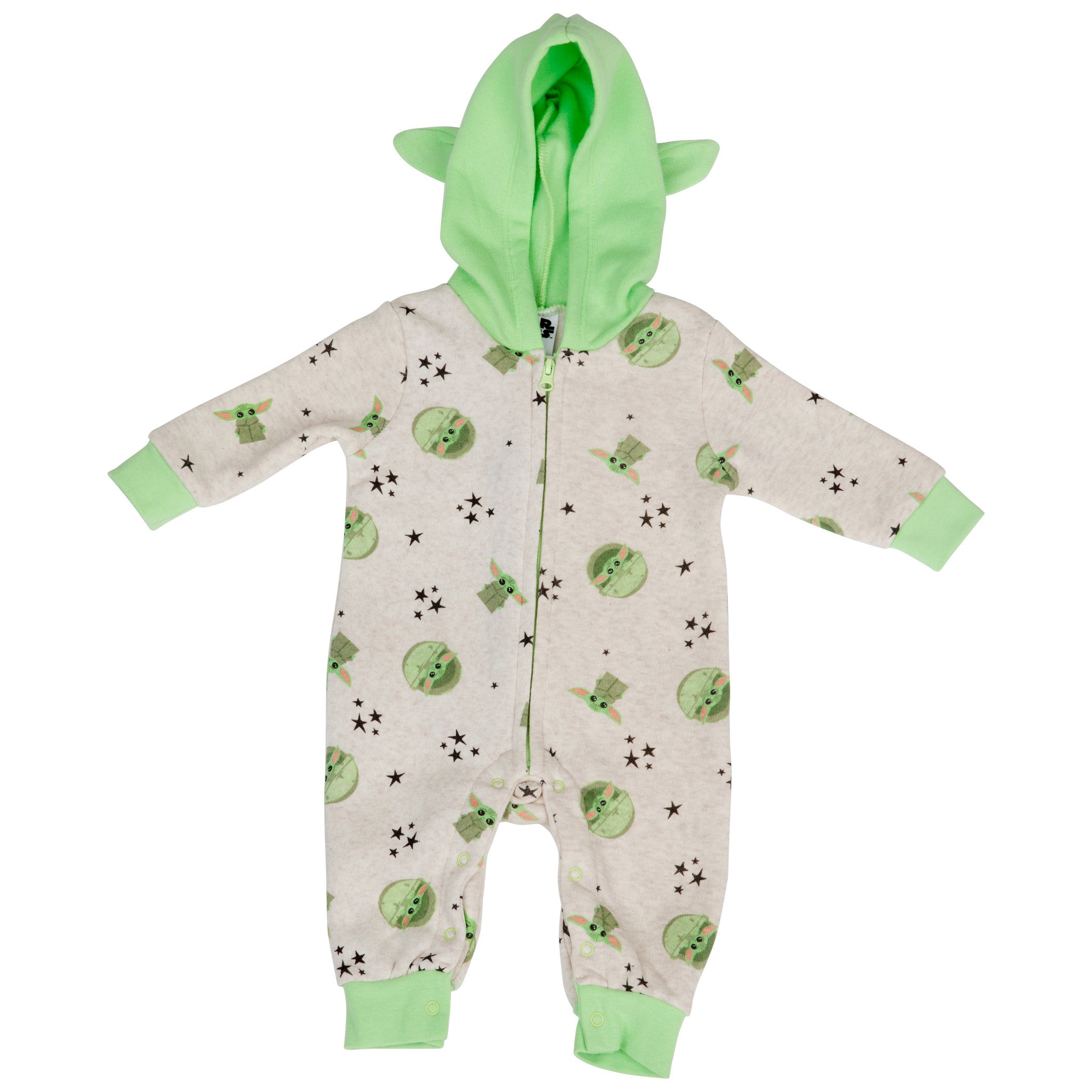 Star Wars The Child Grogu I'm All Ears Hooded Romper