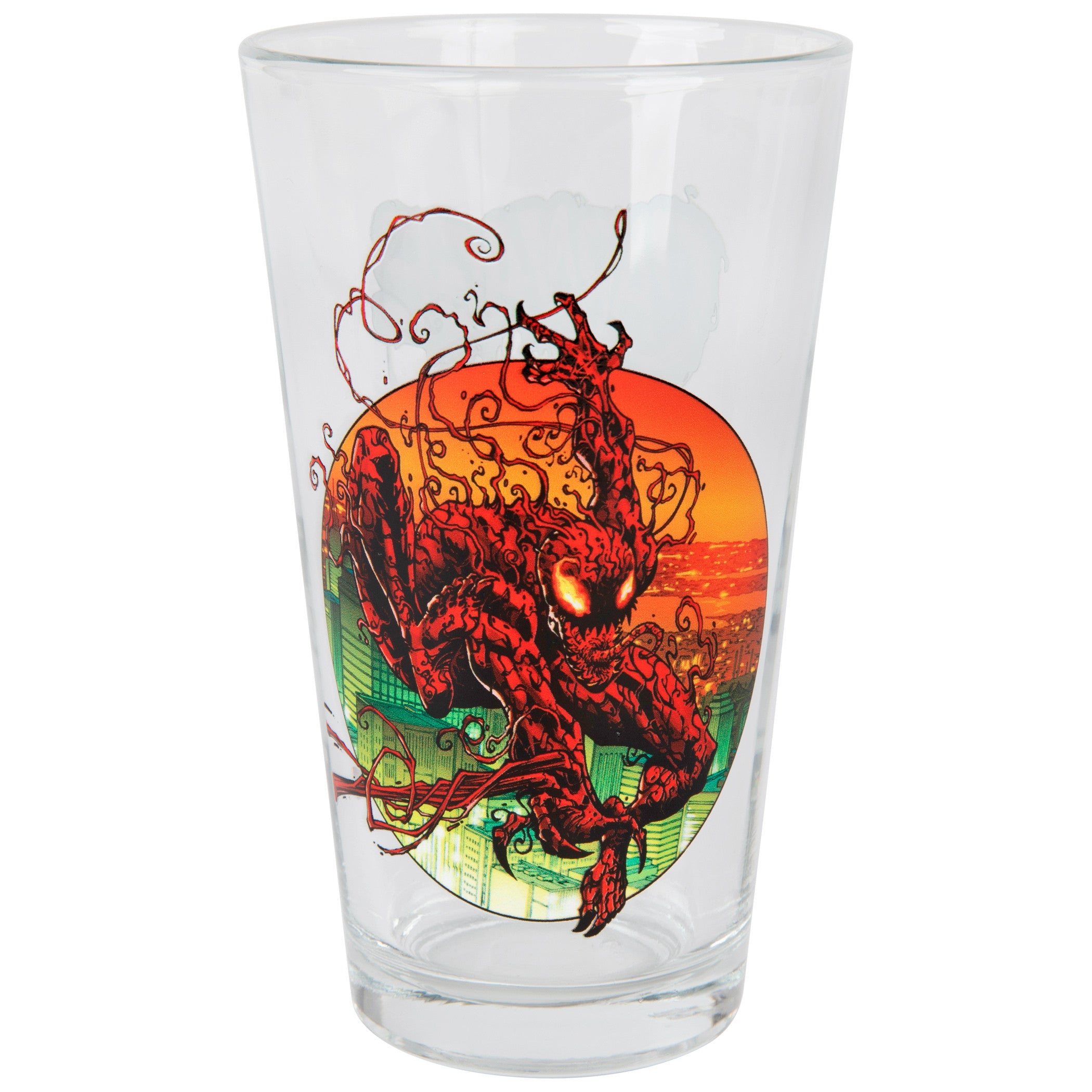 Spider-Man Marvel Comics Classic Carnage Character Pint Glass