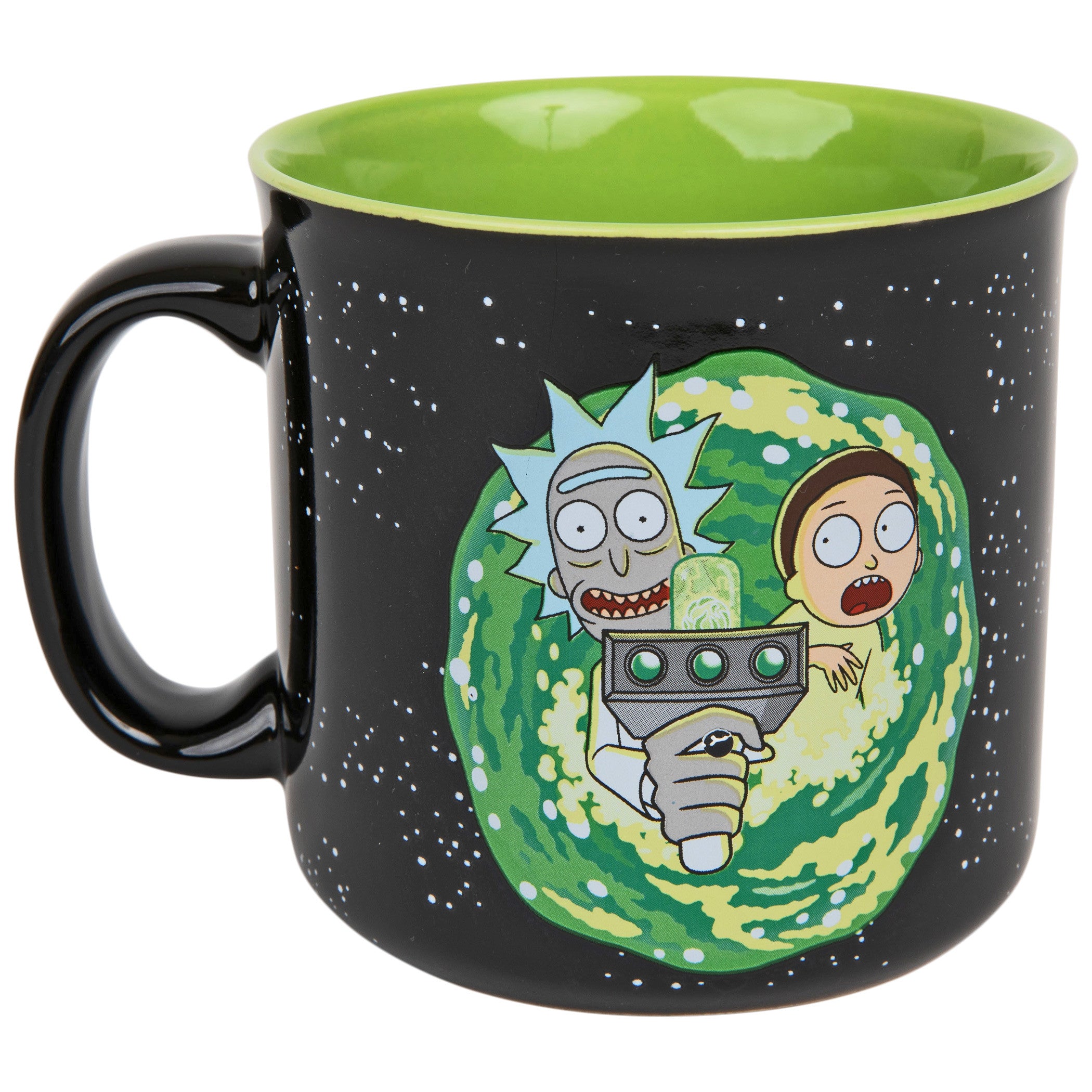 Rick and Morty Ram Portal Floor 20oz Ceramic Camper Mug