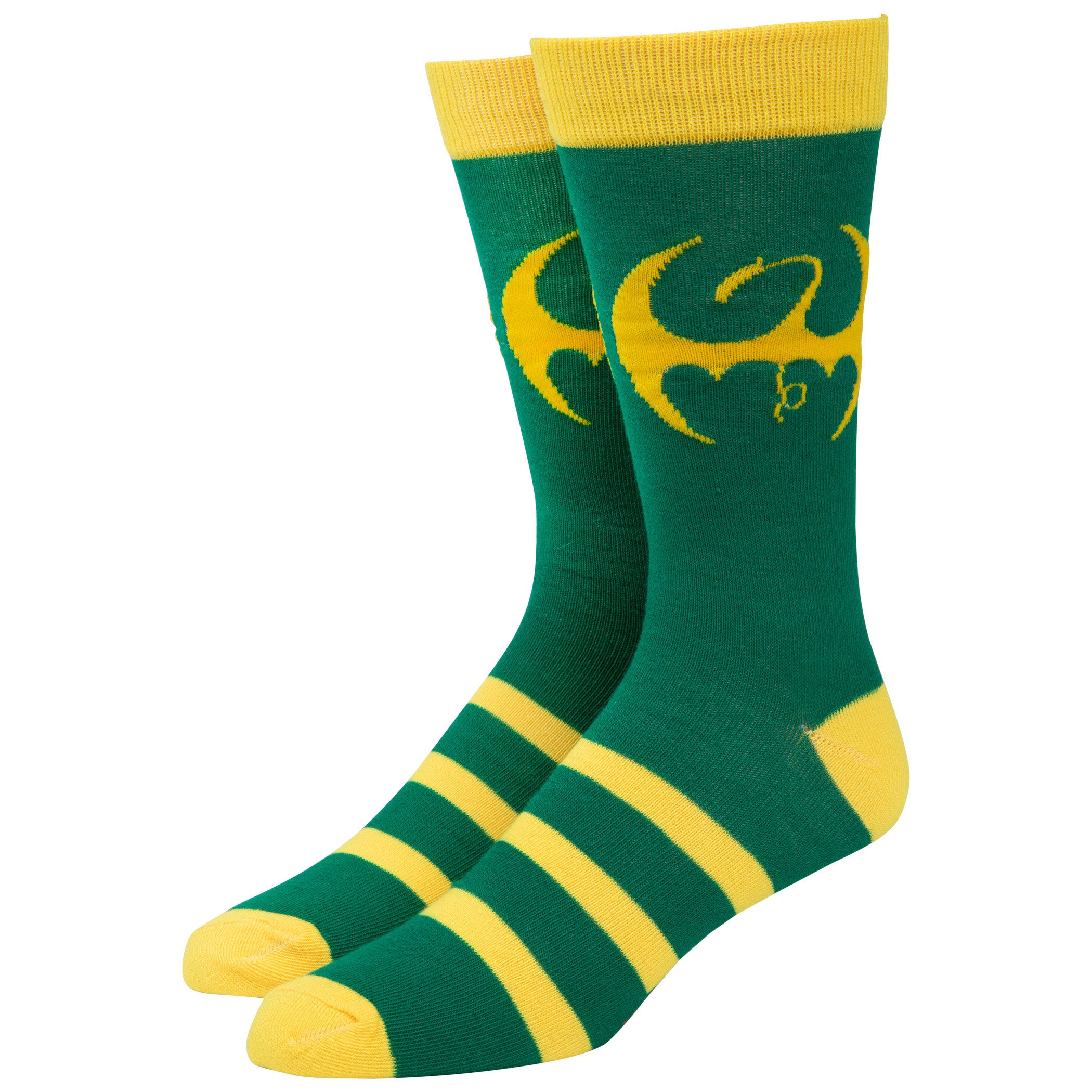 Marvel Iron Fist Dragon Symbol Crew Socks