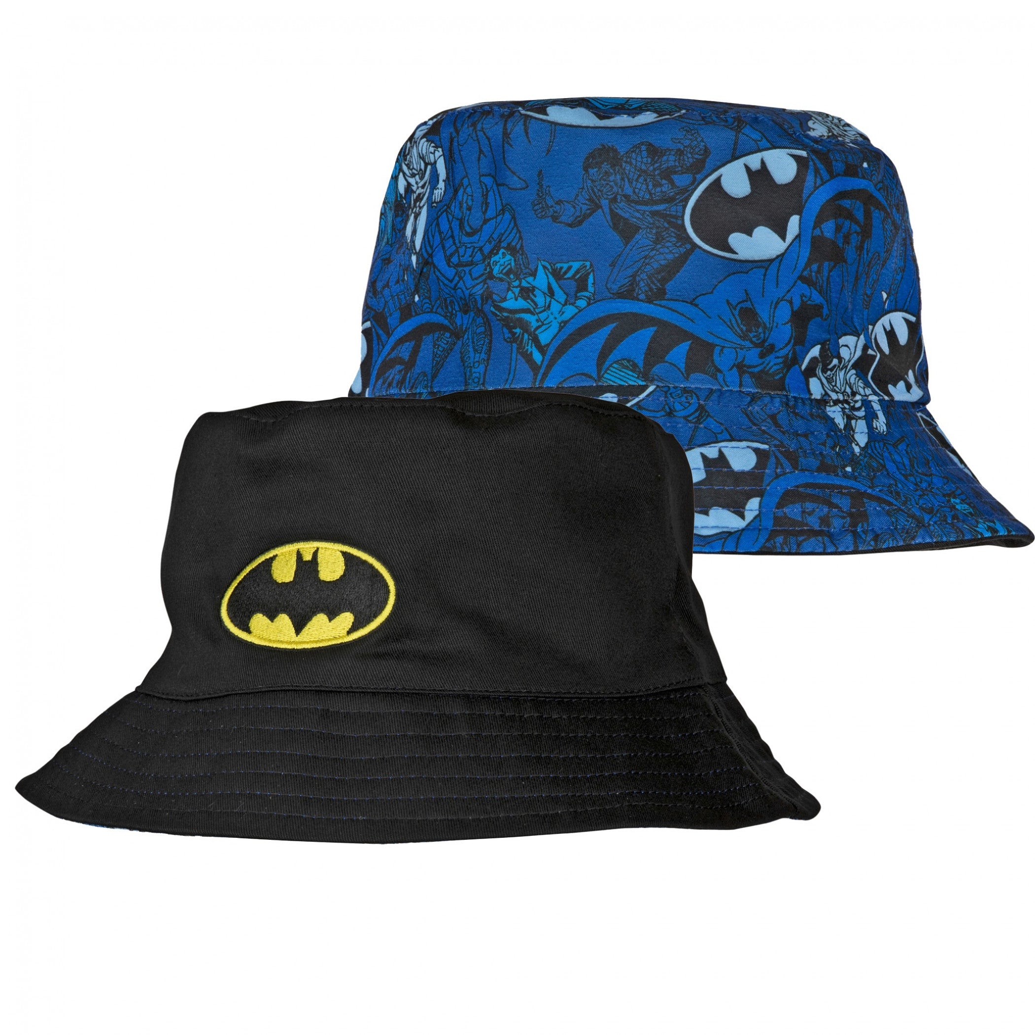 Batman Symbol Reversible Bucket Hat