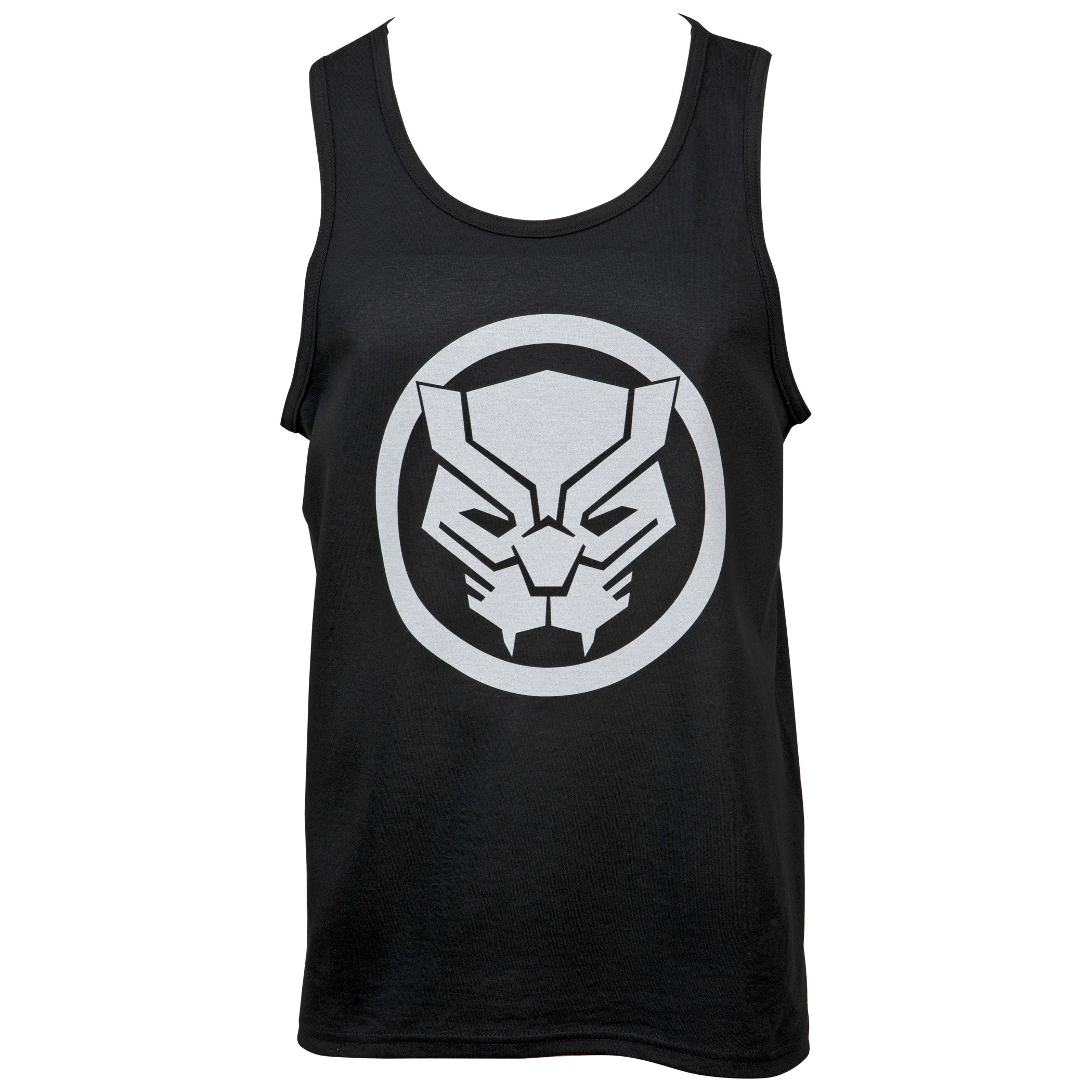 Black Panther Head Minimal Symbol Tank Top