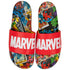 Marvel Red Label with Comic Scene Sandal Slides