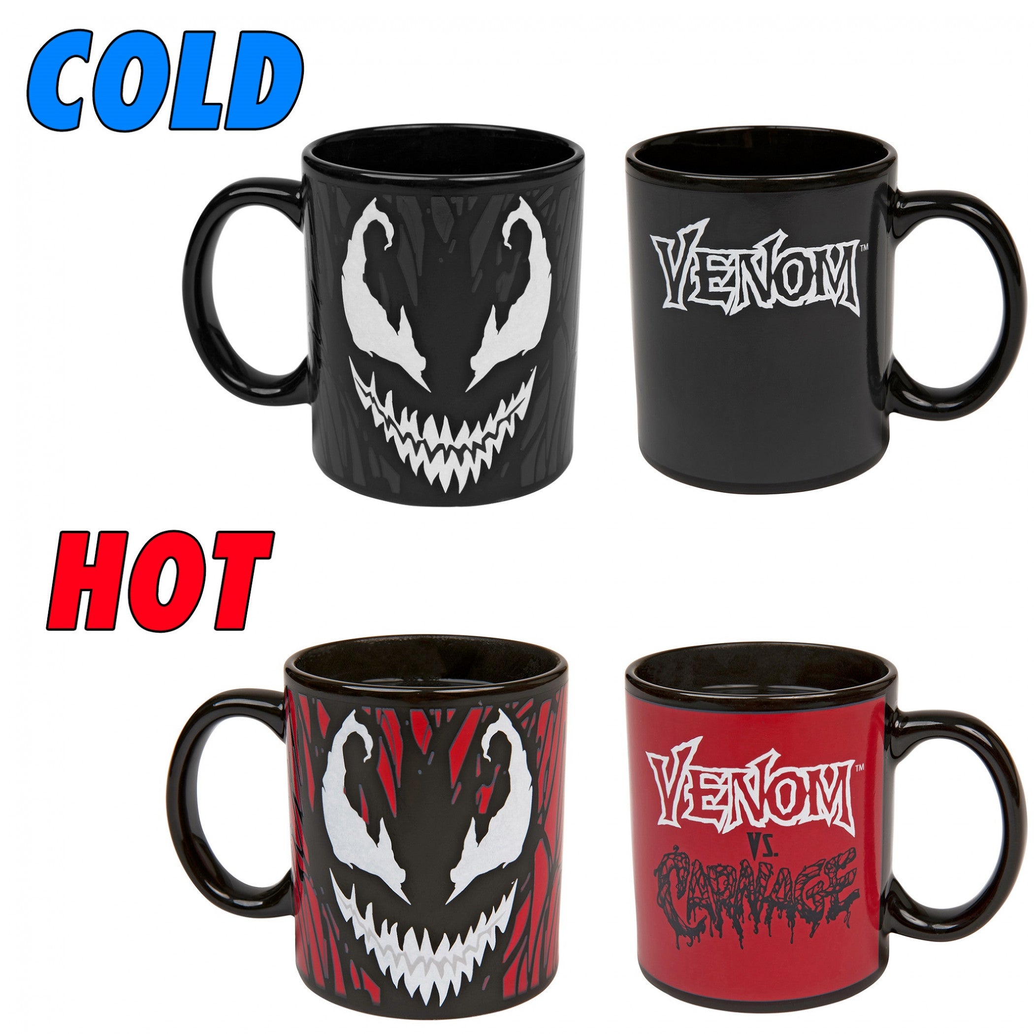 Venom vs. Carnage Color Changing 11 Ounce Mug