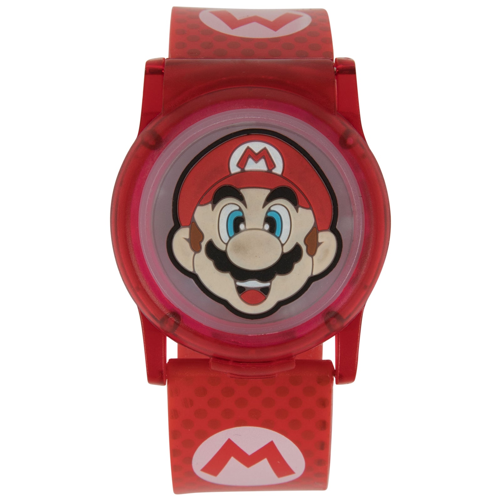 Super Mario Bros. LCD Watch with Rubber Straps