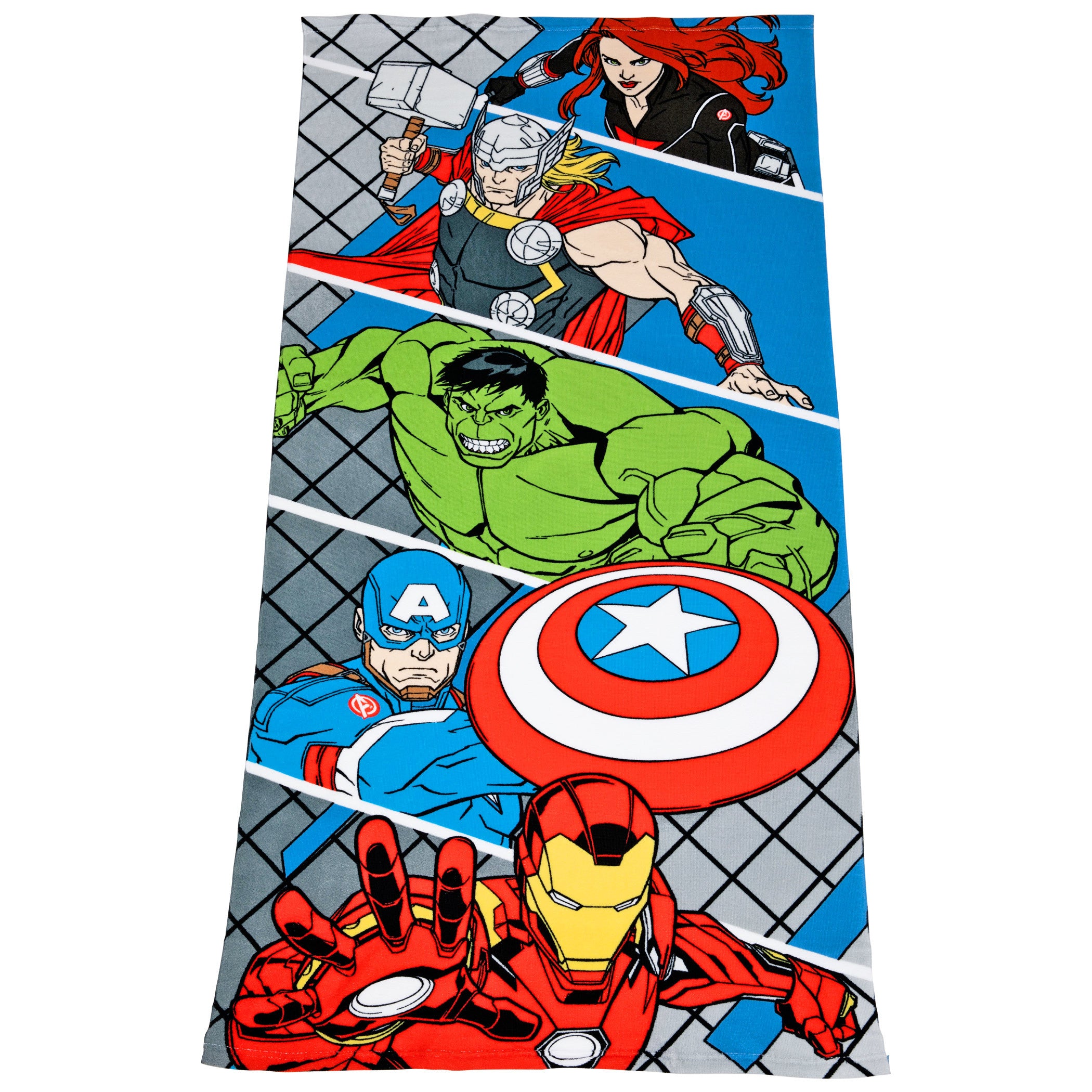 Marvel Comics The Avengers Microfiber 27x54" Beach Towel