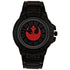 Star Wars Rebel Hope Symbol Watch Face with Black Metal Band