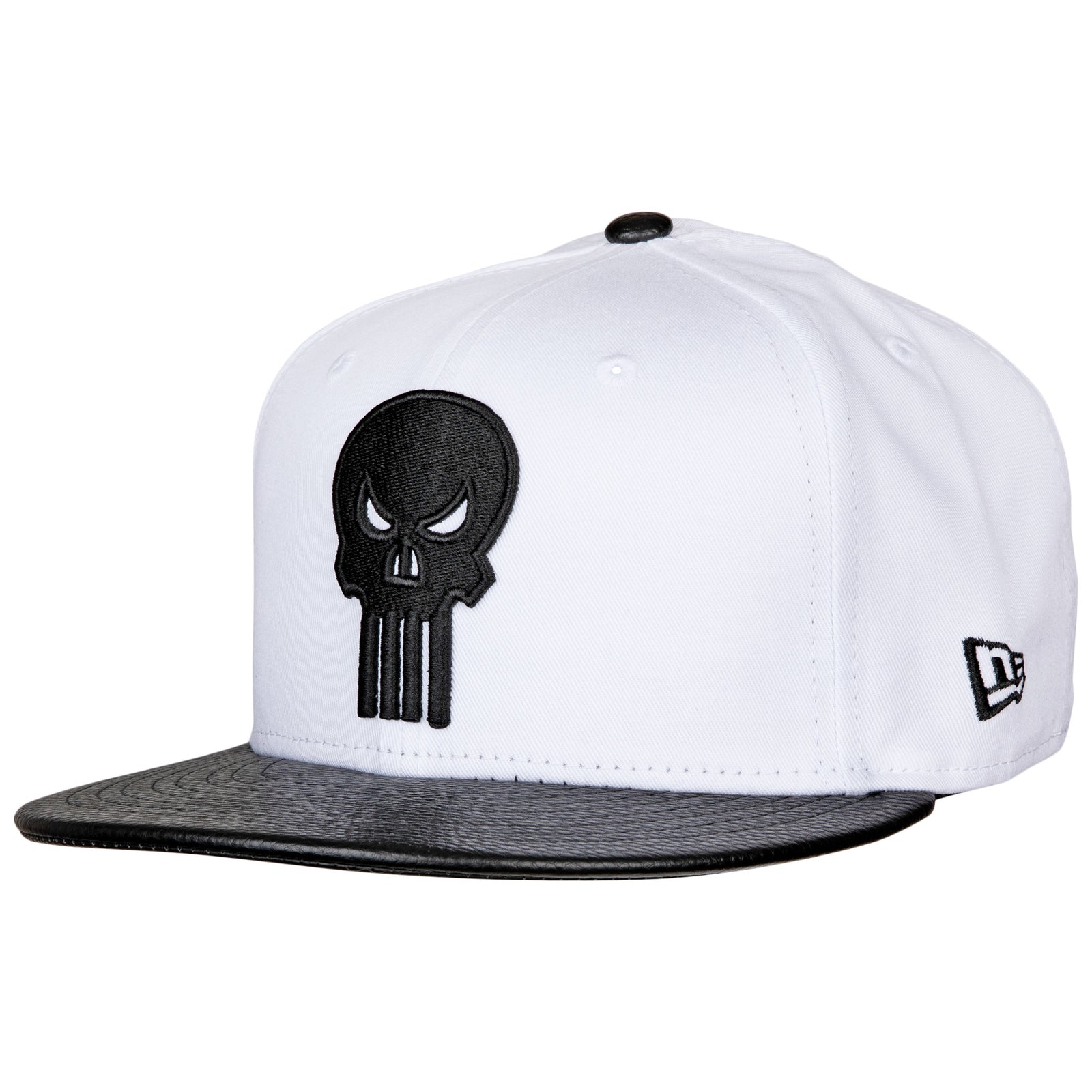 Punisher Minimalist Symbol w/Pebbled Brim New Era 59Fifty Fitted Hat