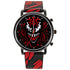 Carnage Face and Symbiote Watch with Faux Leather Strap