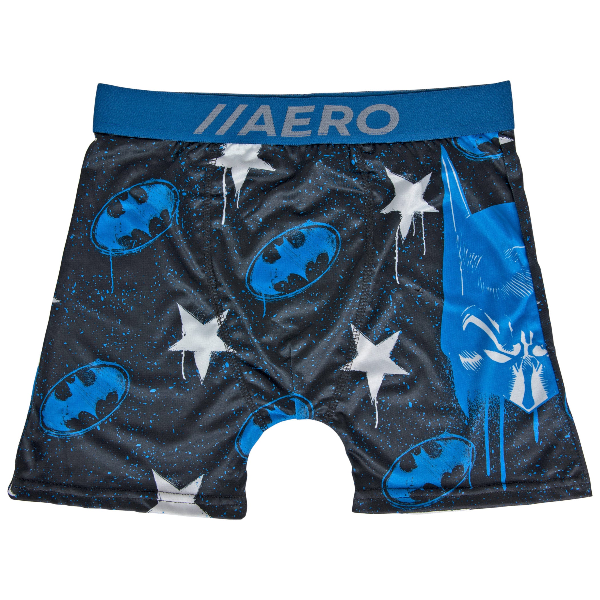 DC Comics Batman Cowl Symbols and Stars Aero Boxer Briefs Underwear