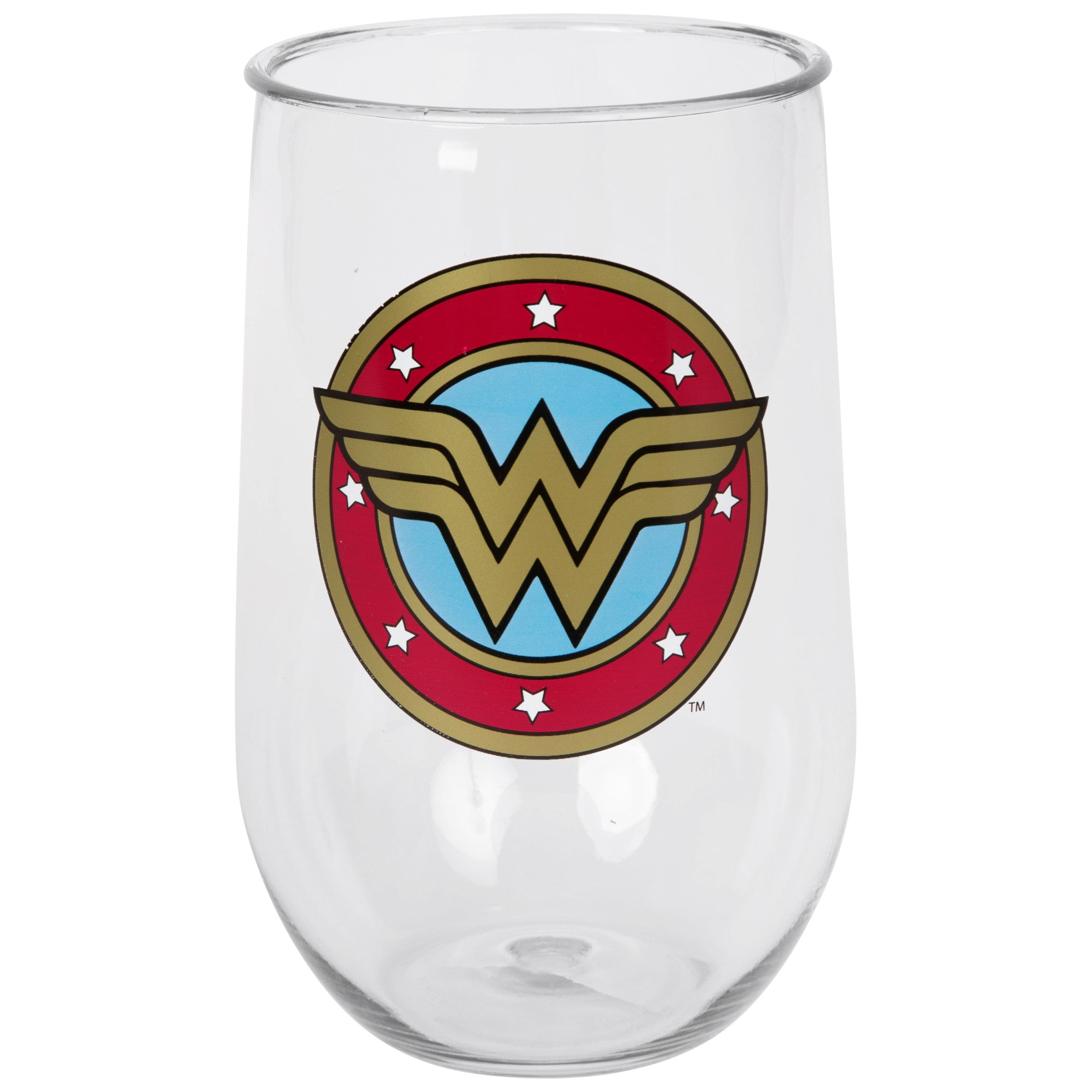 Wonder Woman Symbol Acrylic Wine Cup