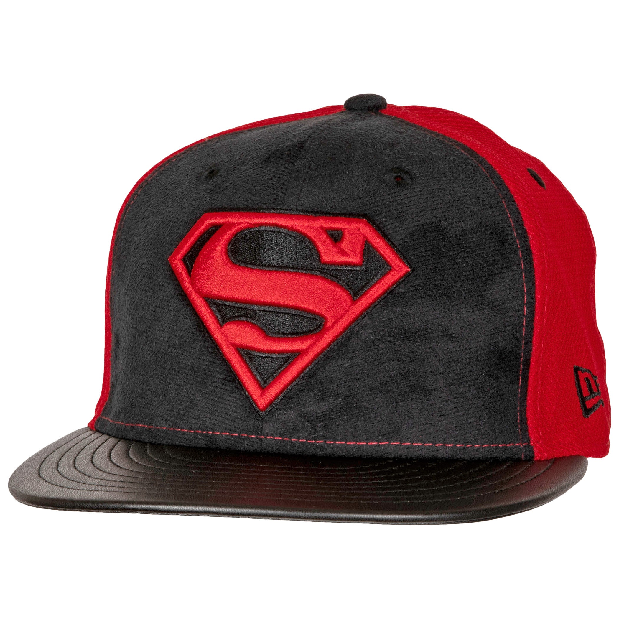 Superman Superboy Black & Red New Era 59Fifty Fitted Hat