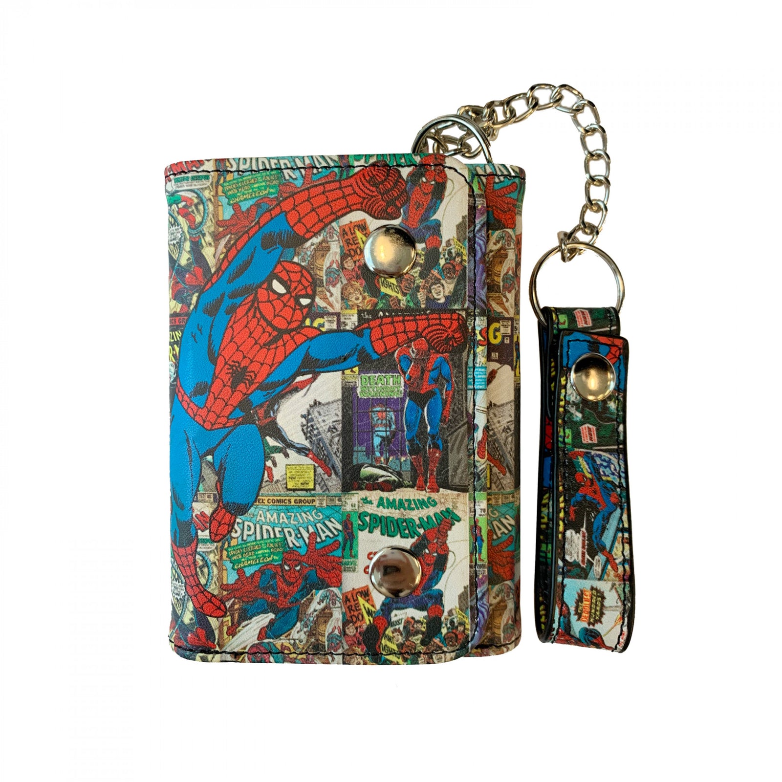 Spider-Man Swinging Comics Chain Wallet