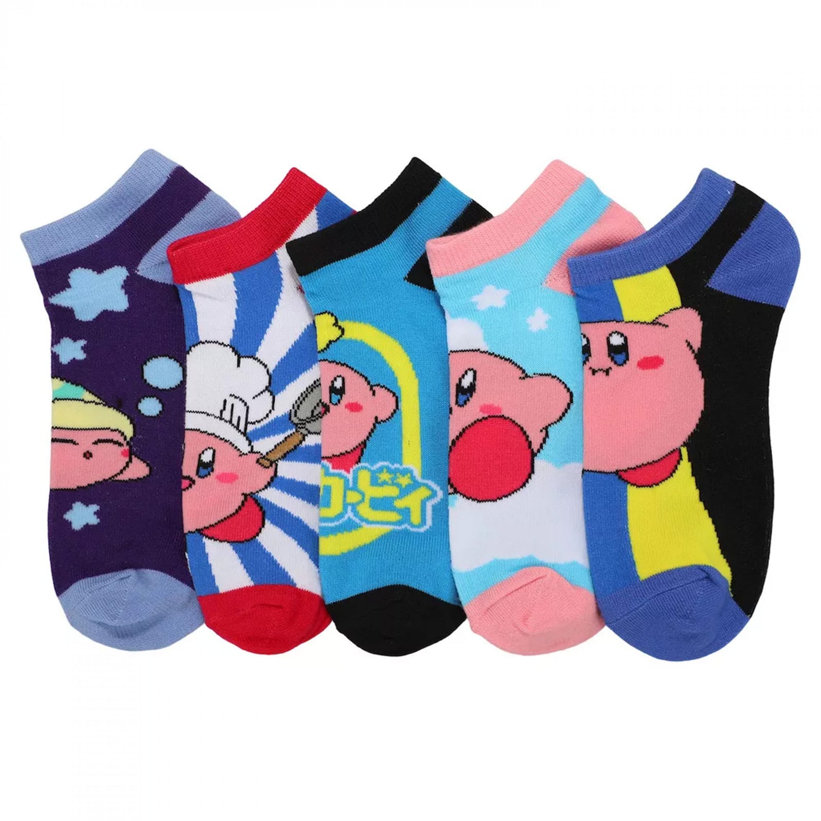 Kirby Jack of All Trades 5-Pair Pack of Ankle Socks