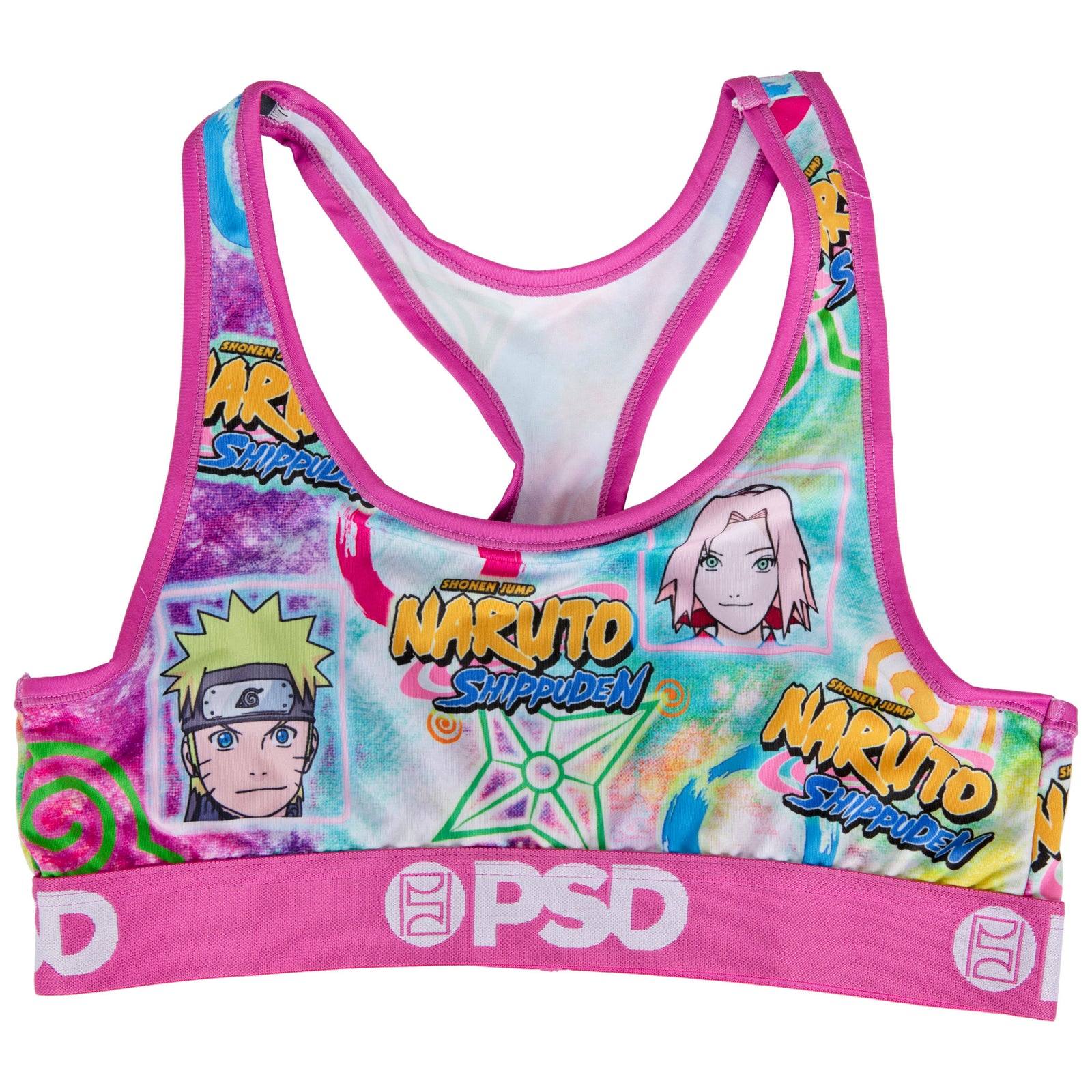 Naruto Shippuden Microfiber Blend PSD Sports Bra
