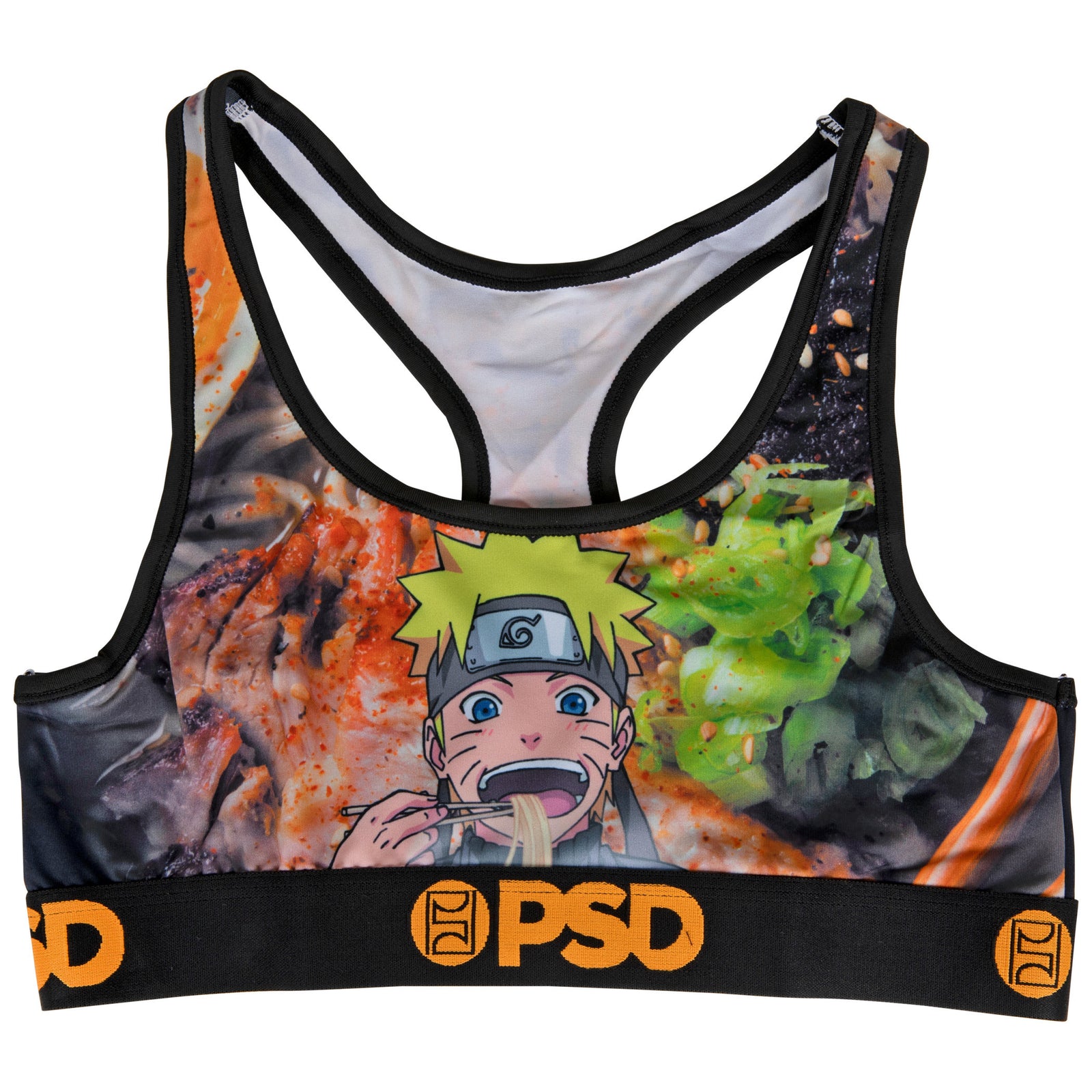 Naruto Ichiraku Ramen Microfiber Blend Sports Bra