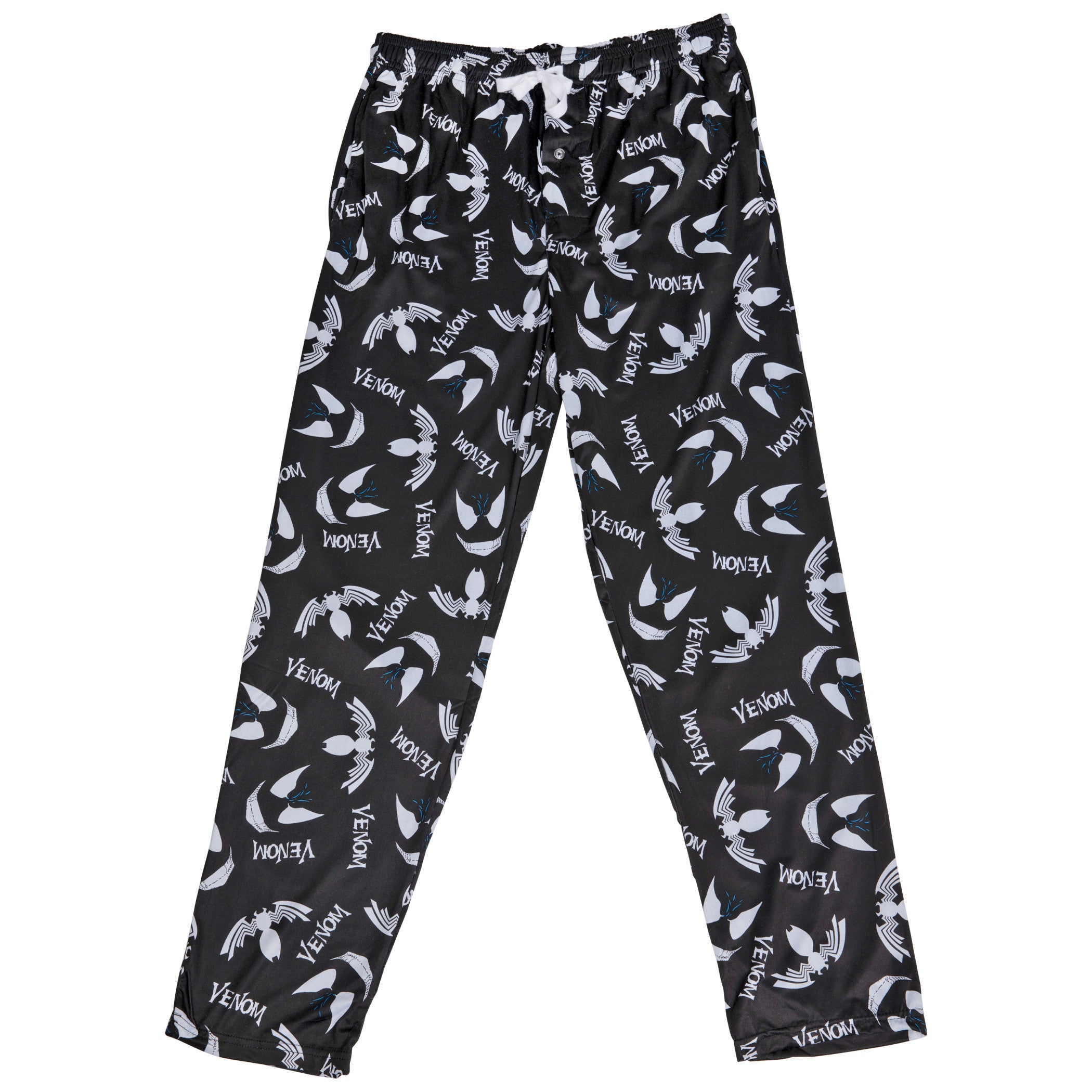 Marvel Comics Venom All Over Print Symbols Sleep Pants