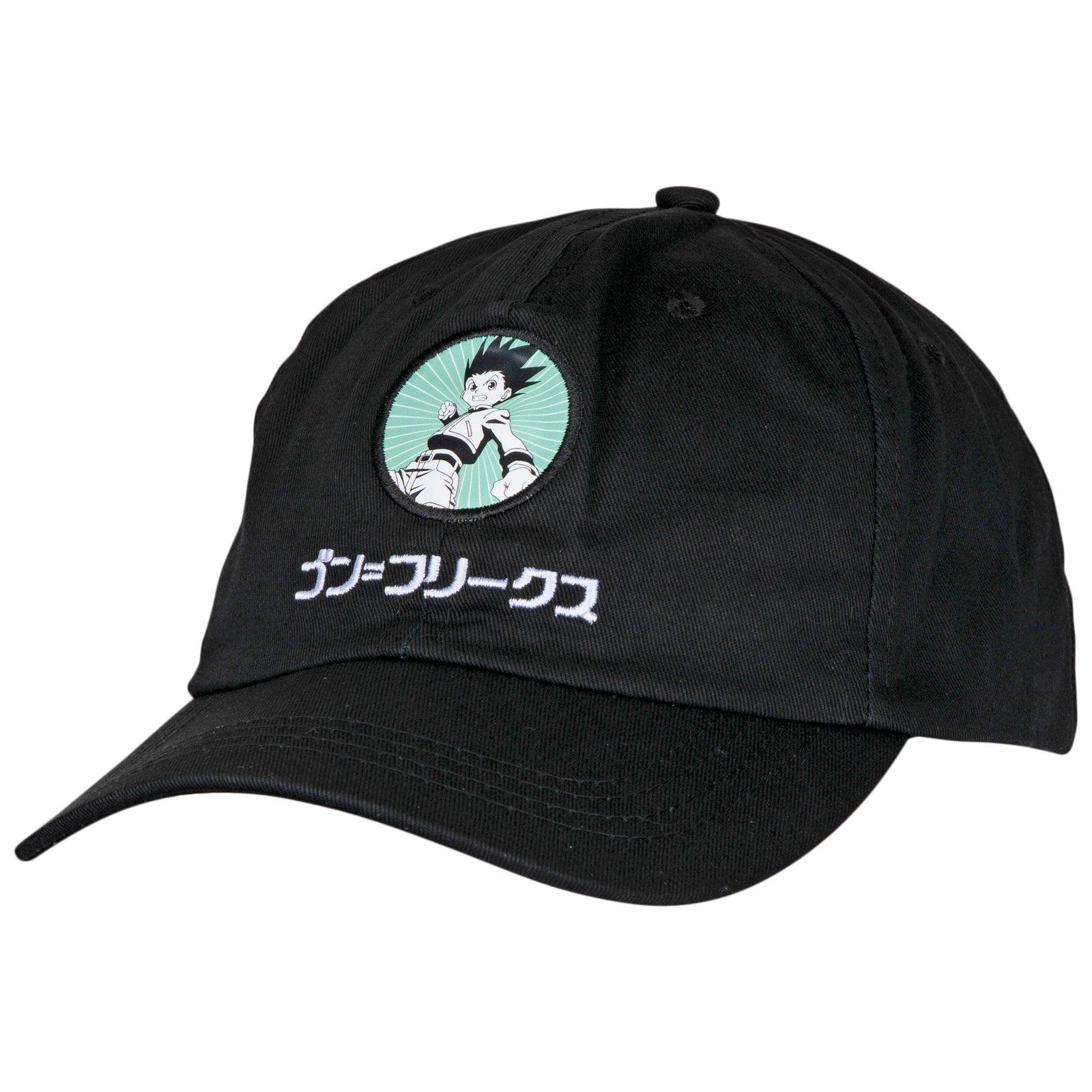 Hunter X Hunter Gon Freecss Character w/ Katakana Name Dad Cap