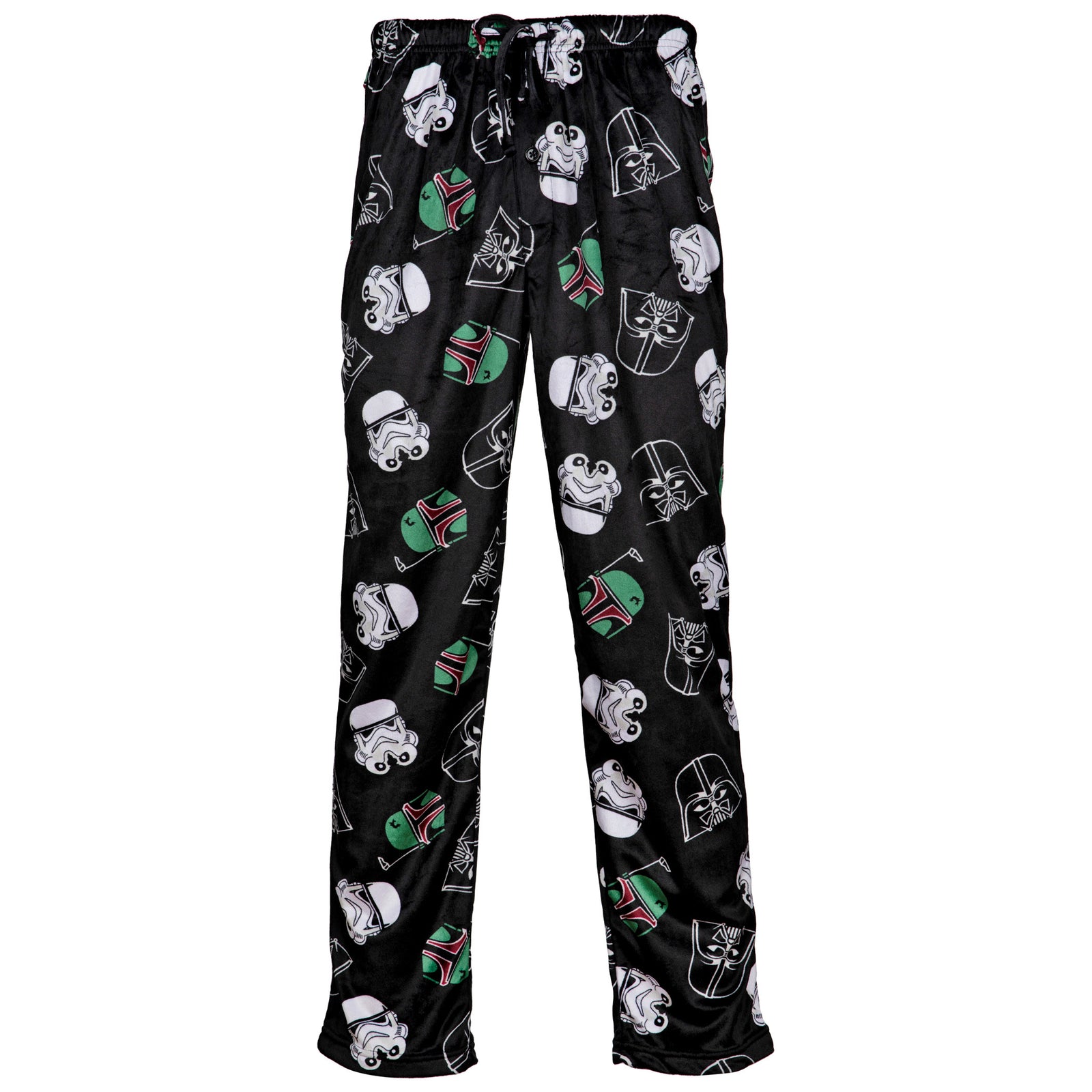 Star Wars Boba Fett, Darth Vader and Trooper Heads Fleece Sleep Pants