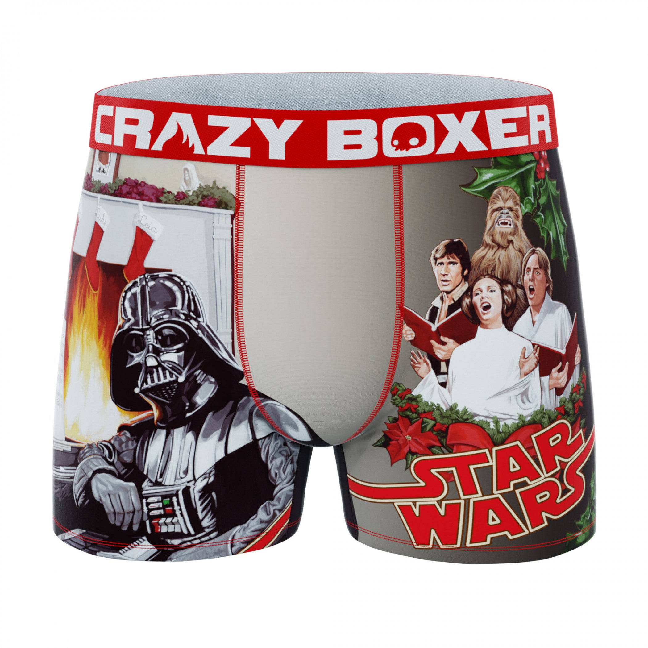 Crazy Boxers Star Wars Darth Vader Happy Holidays Boxer Briefs