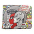 Avengers Hulk Spider-Man and Captain America Slimfold Wallet