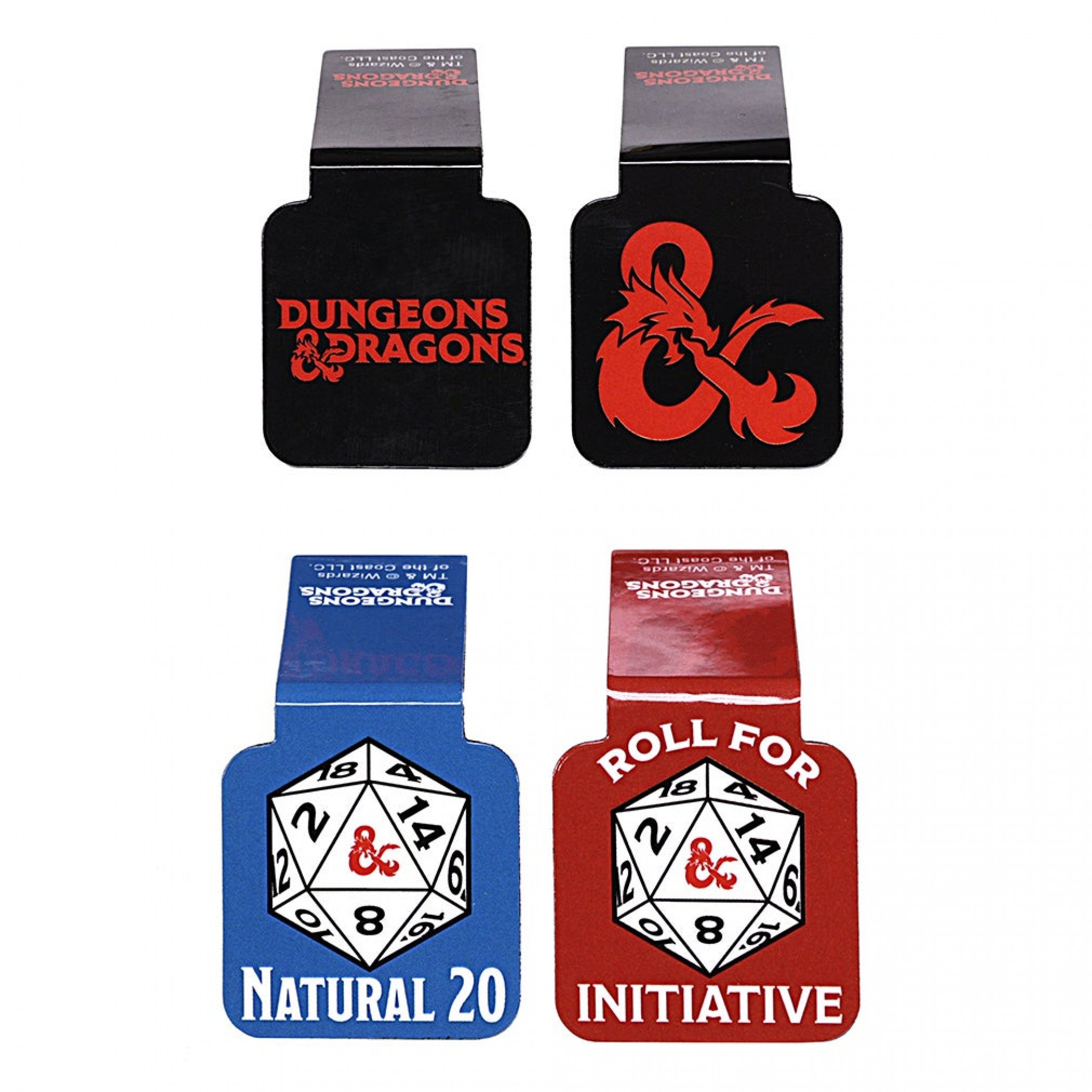 Dungeons & Dragons Set of 4 Magnetic Bookmarks