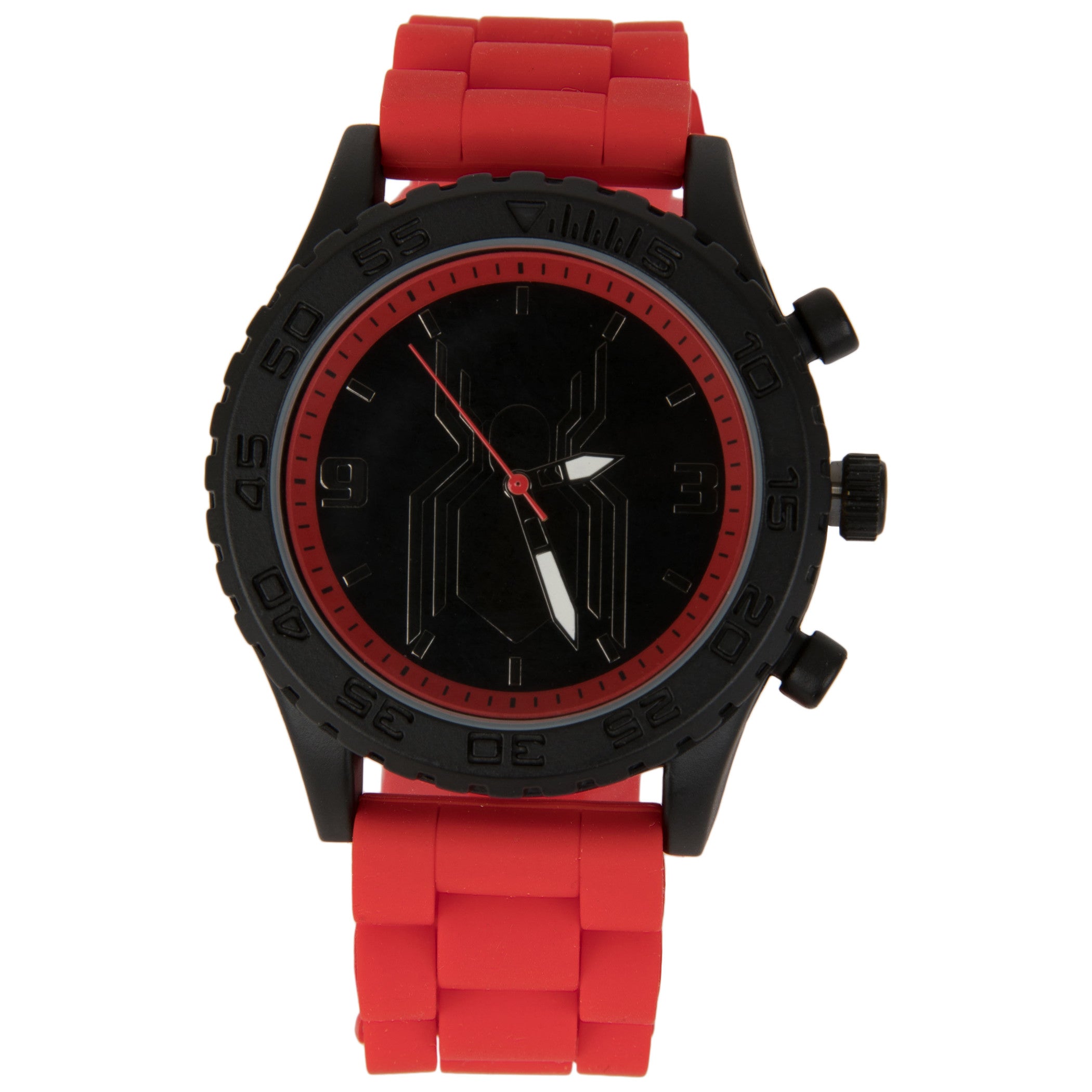 Spider-Man Logo Watch with Silicone Band