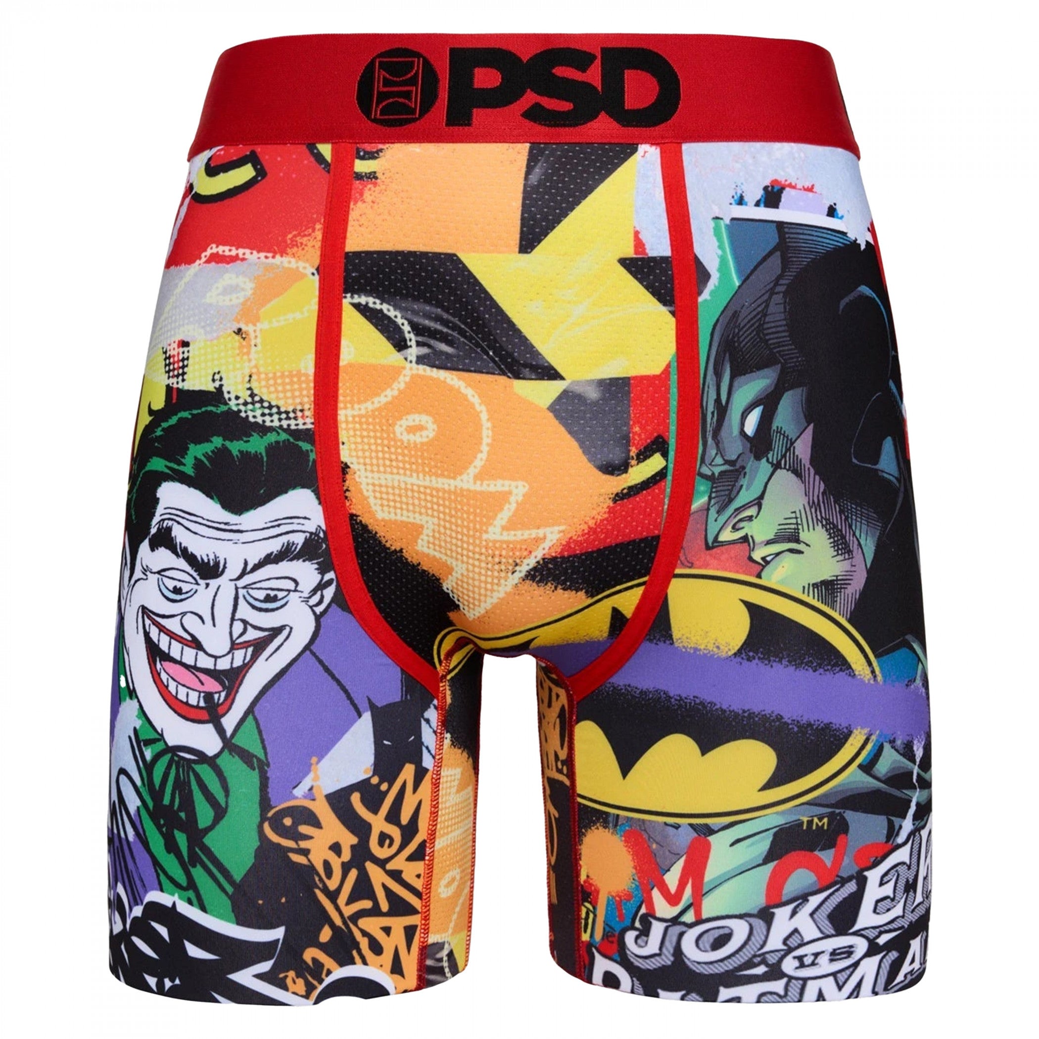 The Joker Vs Batman Collage PSD Boxer Briefs