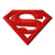 Superman Logo Red Colorway Car Emblem