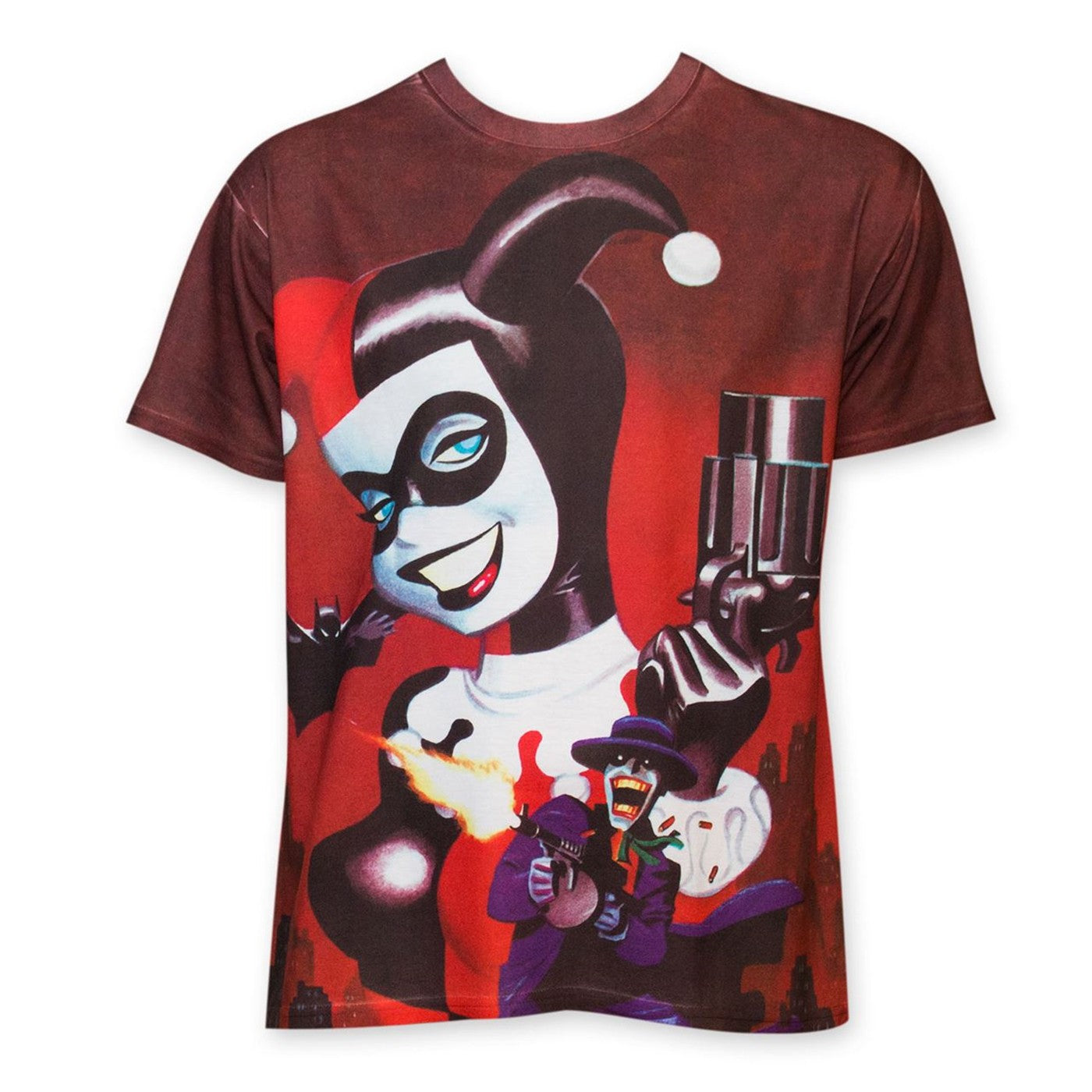 Harley Quinn Gun Sublimated Men's T-Shirt