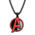 Avengers Red A Pendant Necklace