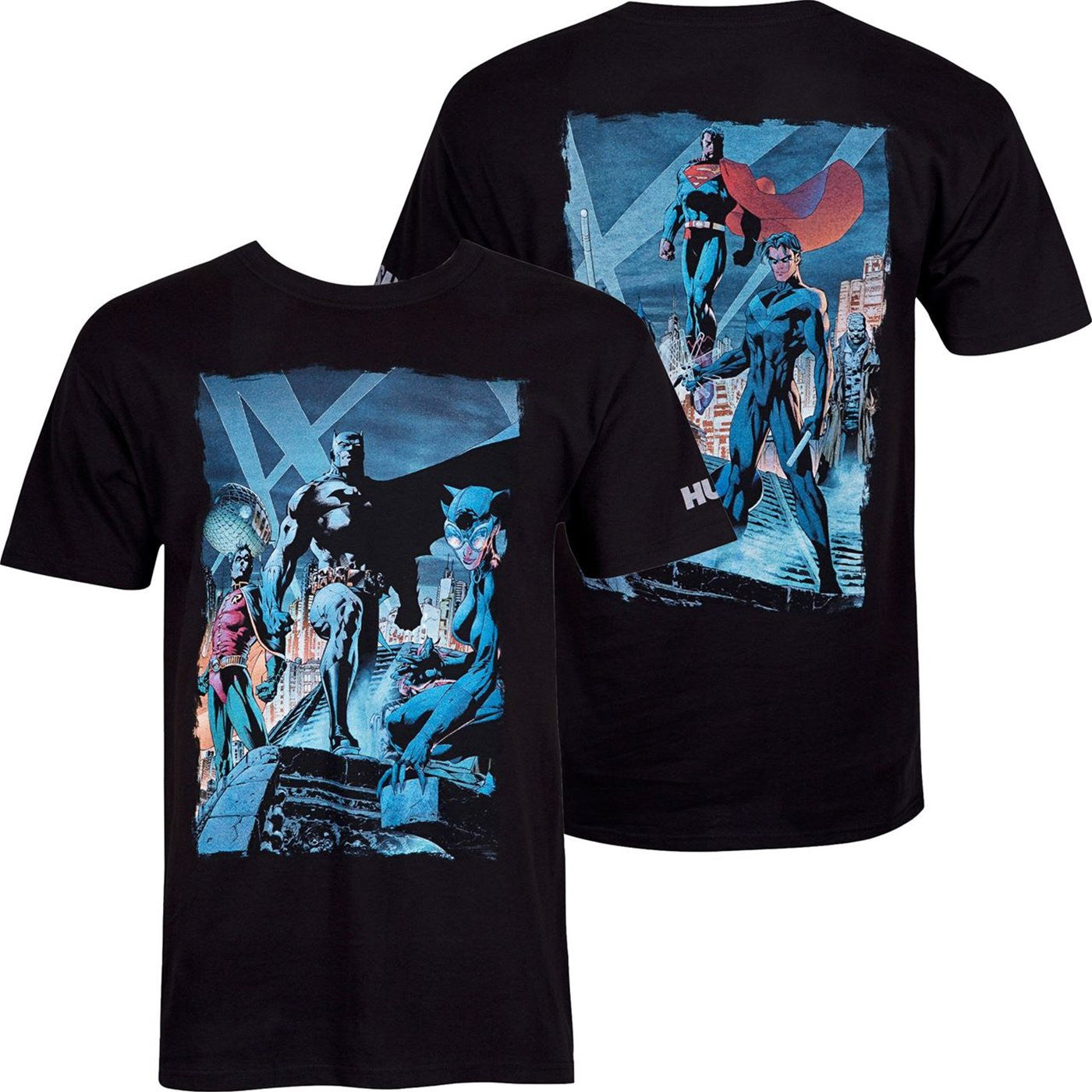 Batman Hush Comic Rooftop Meeting Image Men's T-Shirt