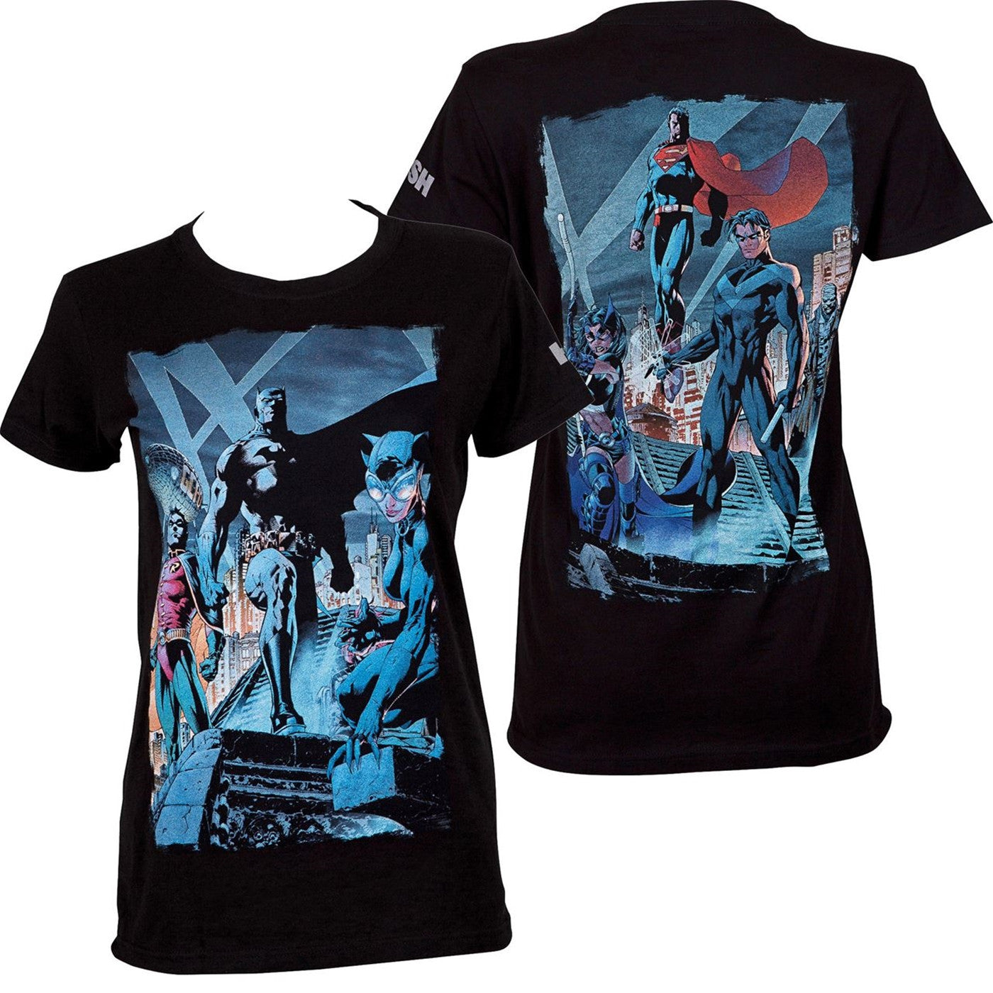 Batman Hush Comic Rooftop Meeting Image Women's T-Shirt