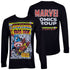 Captain America and Iron Man Double Feature Comic Black Long Sleeve Shirt