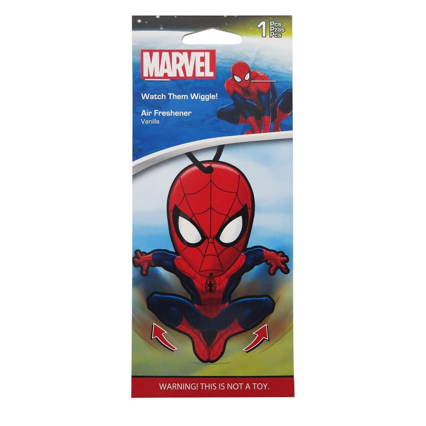 Spider-Man Wiggle Vanilla Air Freshener