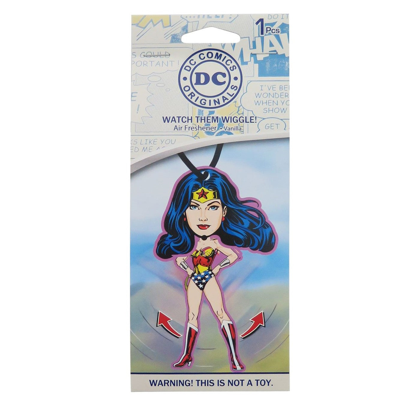 Wonder Woman Wiggle Vanilla Air Freshener