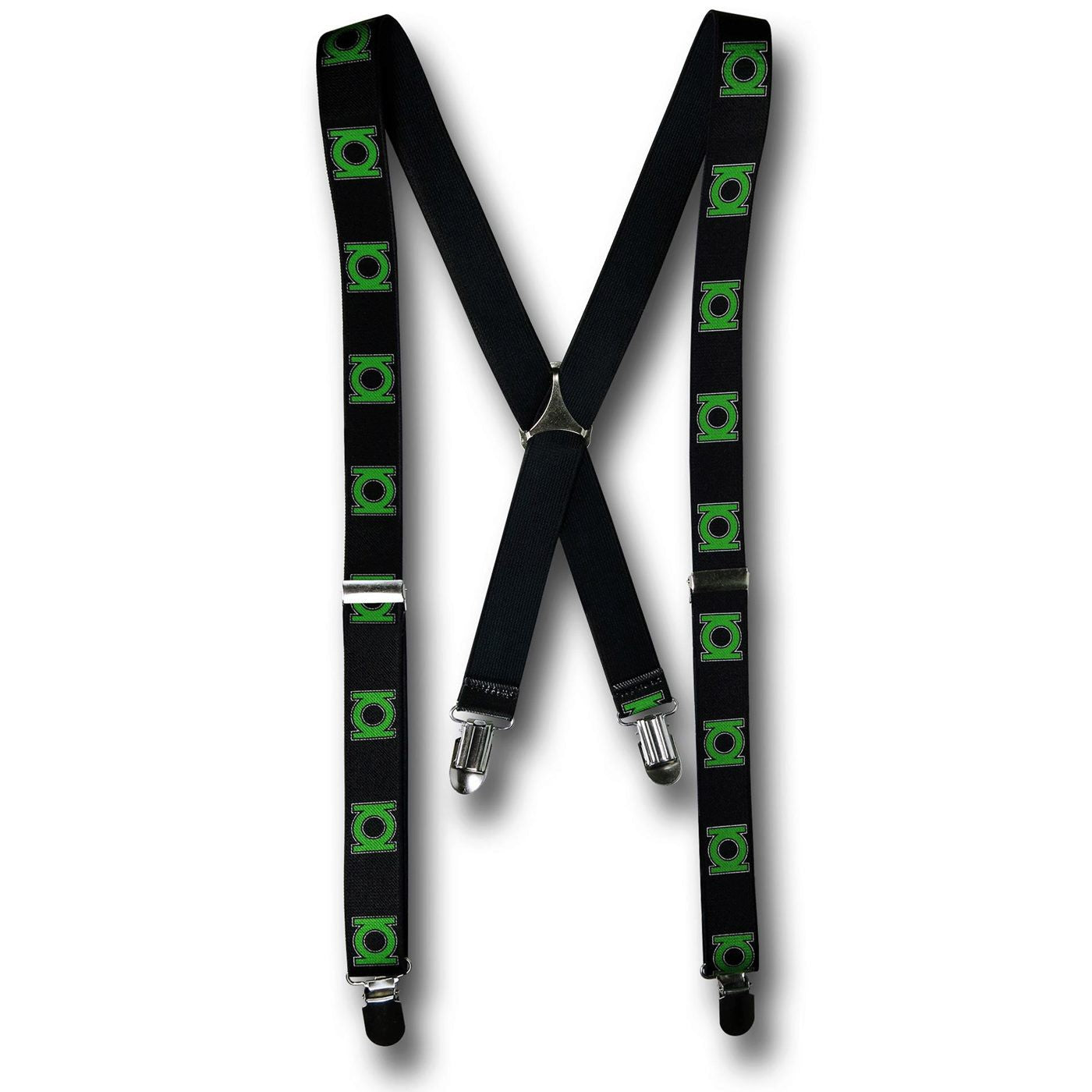 Green Lantern Symbols Suspenders