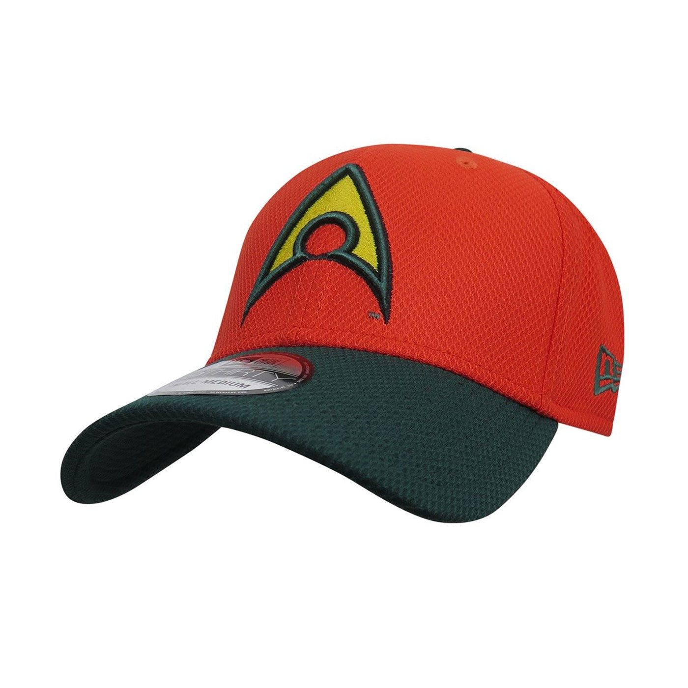 Aquaman Symbol Orange 39Thirty Fitted Hat